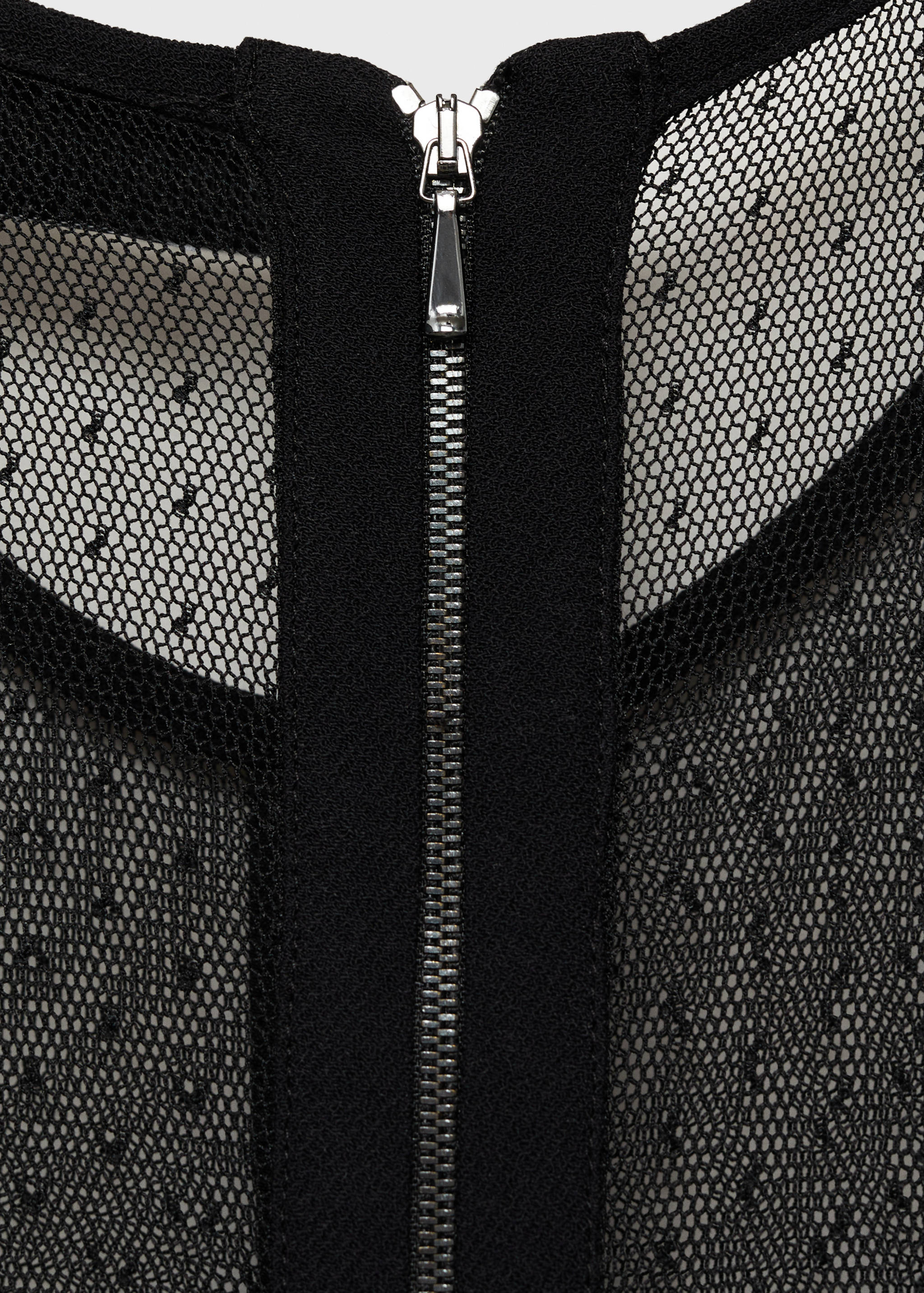 Two-tone panel dress - Details of the article 0