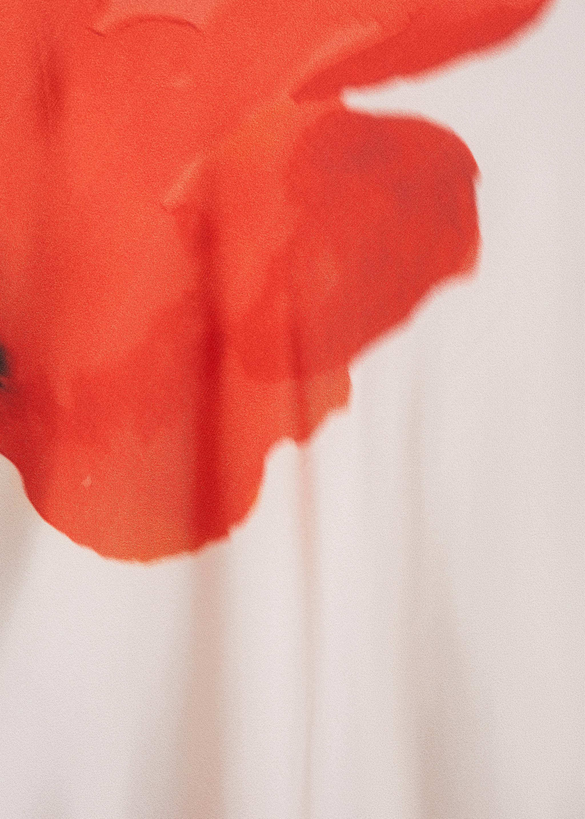 Satijnen jurk met bloemenprint - Detail van het artikel 8