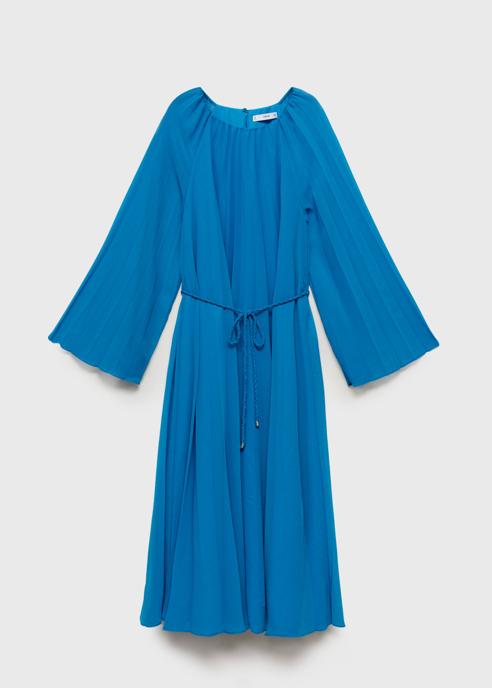 Flared-sleeve pleated dress - Article without model