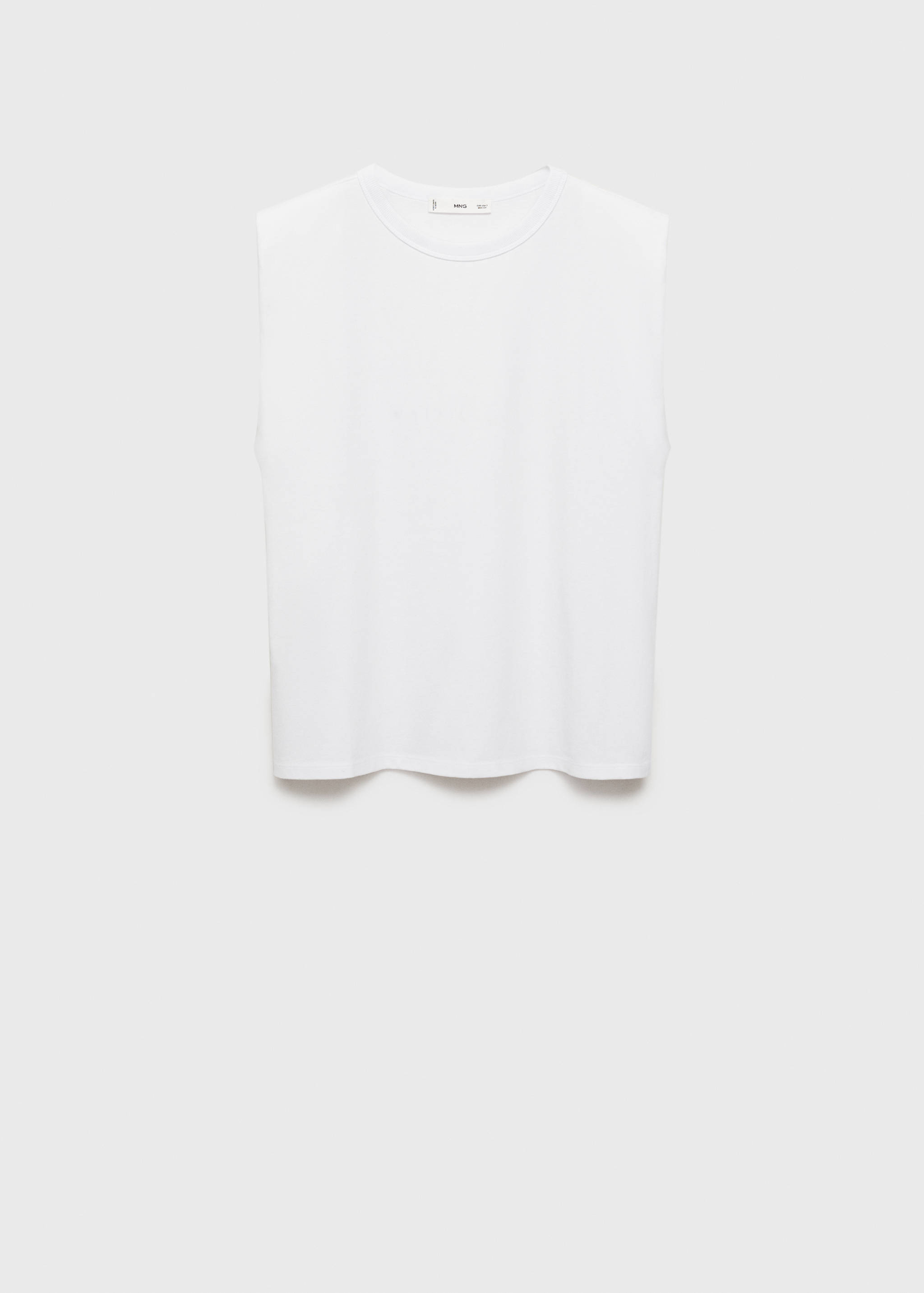 Short-sleeved cotton t-shirt - Article without model