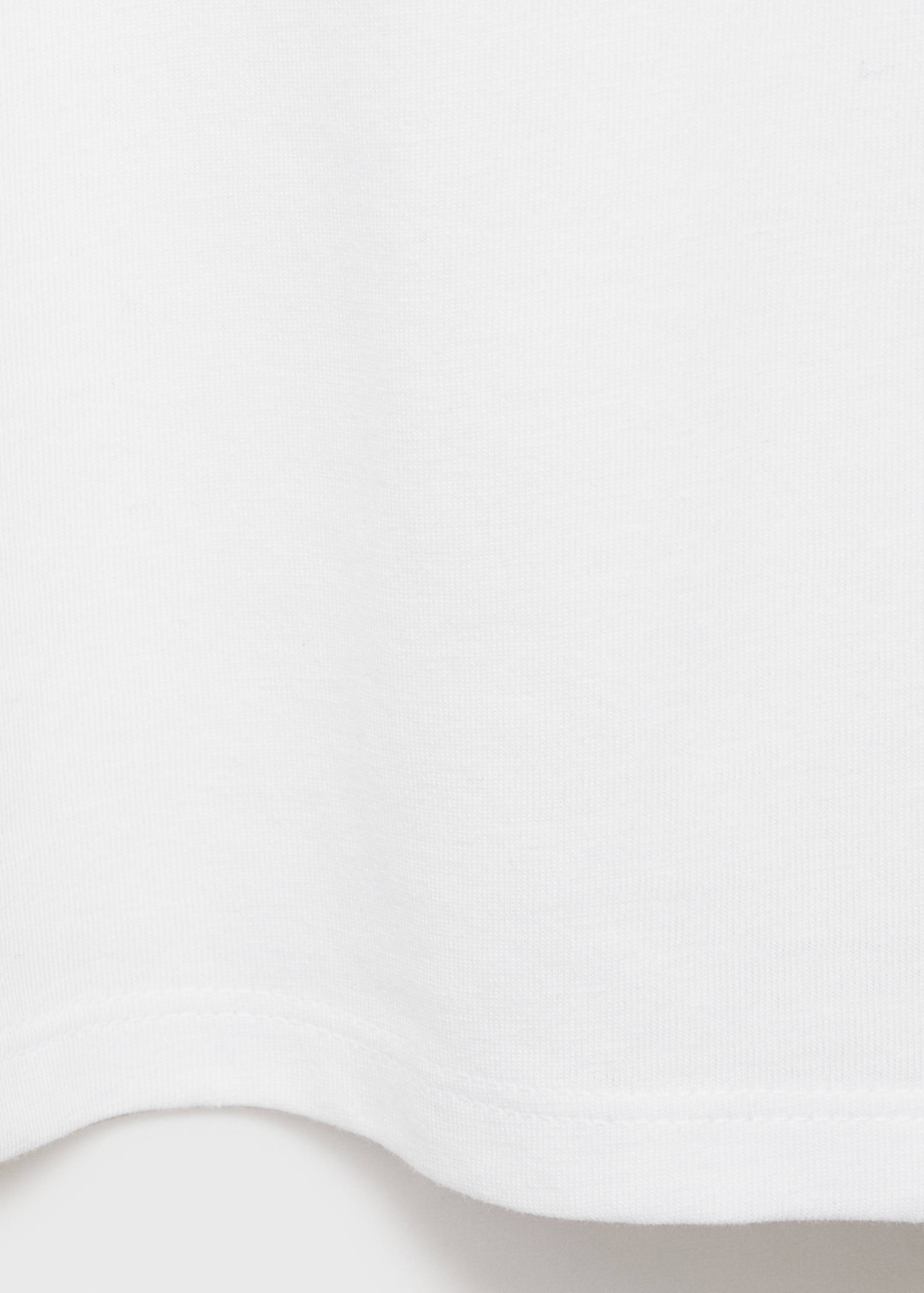 Short-sleeved cotton t-shirt - Details of the article 0