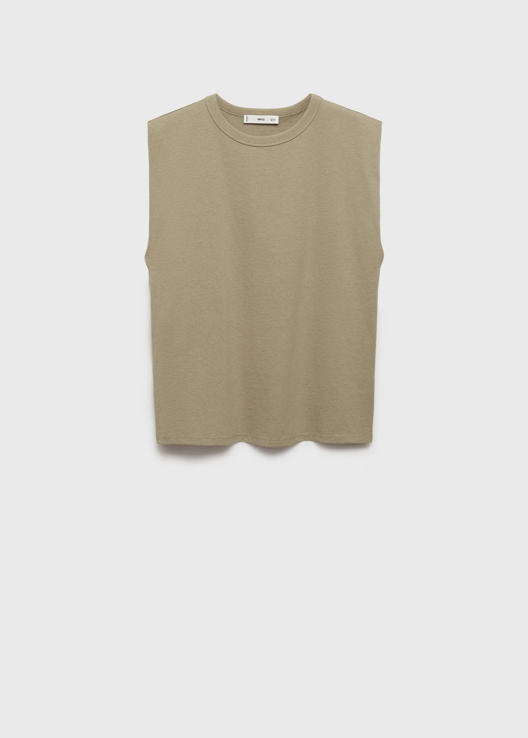 Short-sleeved cotton t-shirt - Article without model