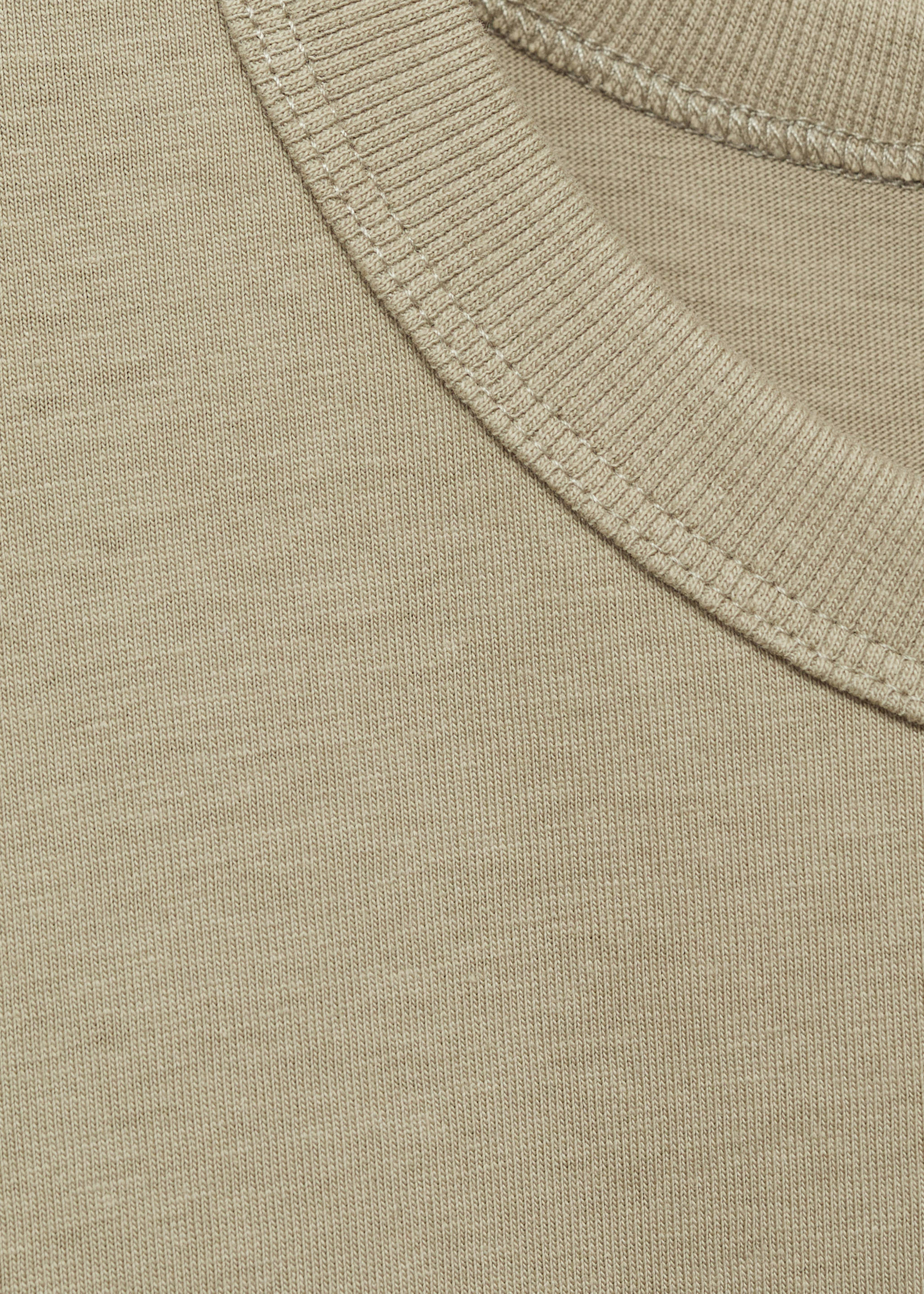 Short-sleeved cotton t-shirt - Details of the article 8