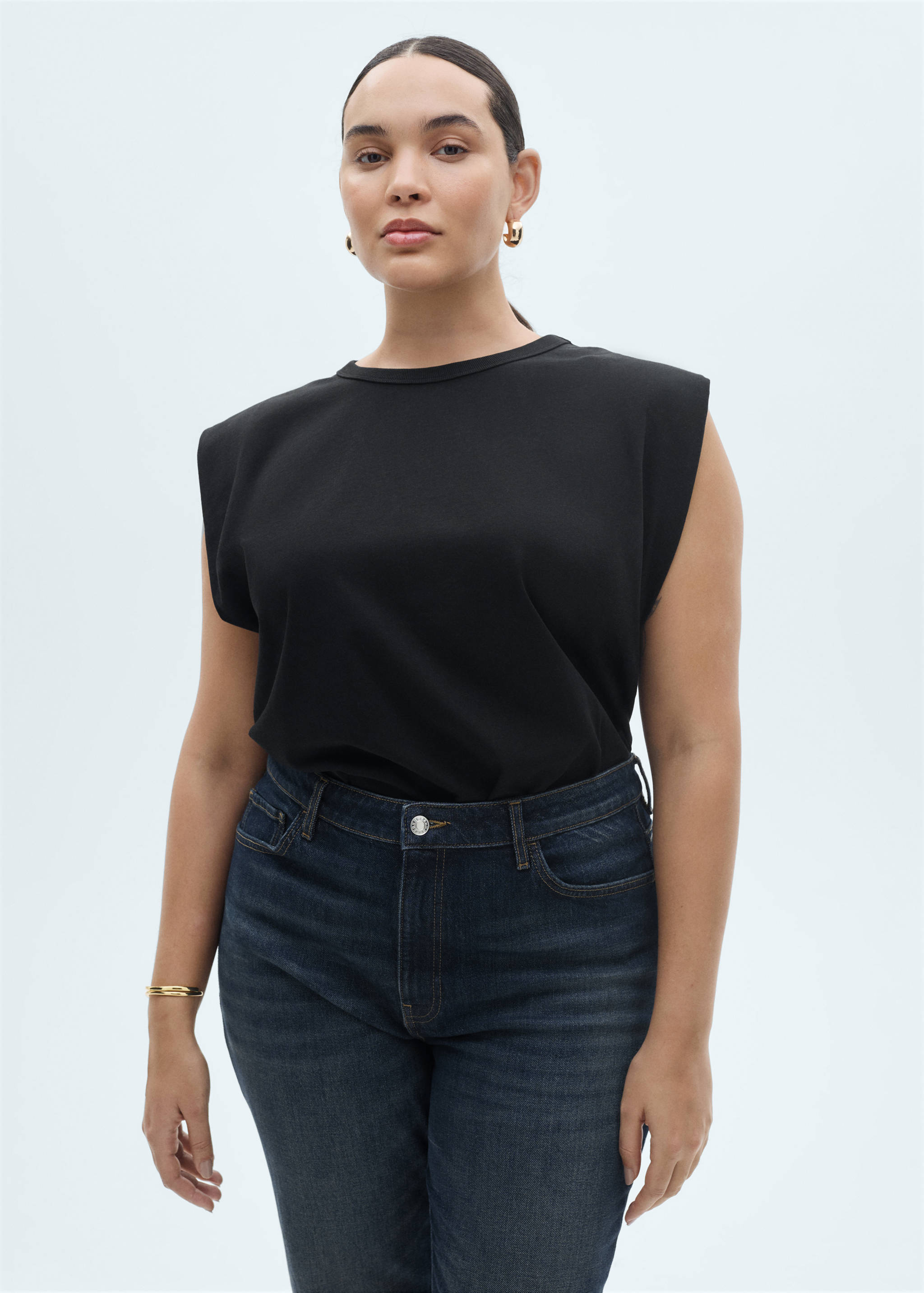 Short-sleeved cotton t-shirt - Details of the article 5