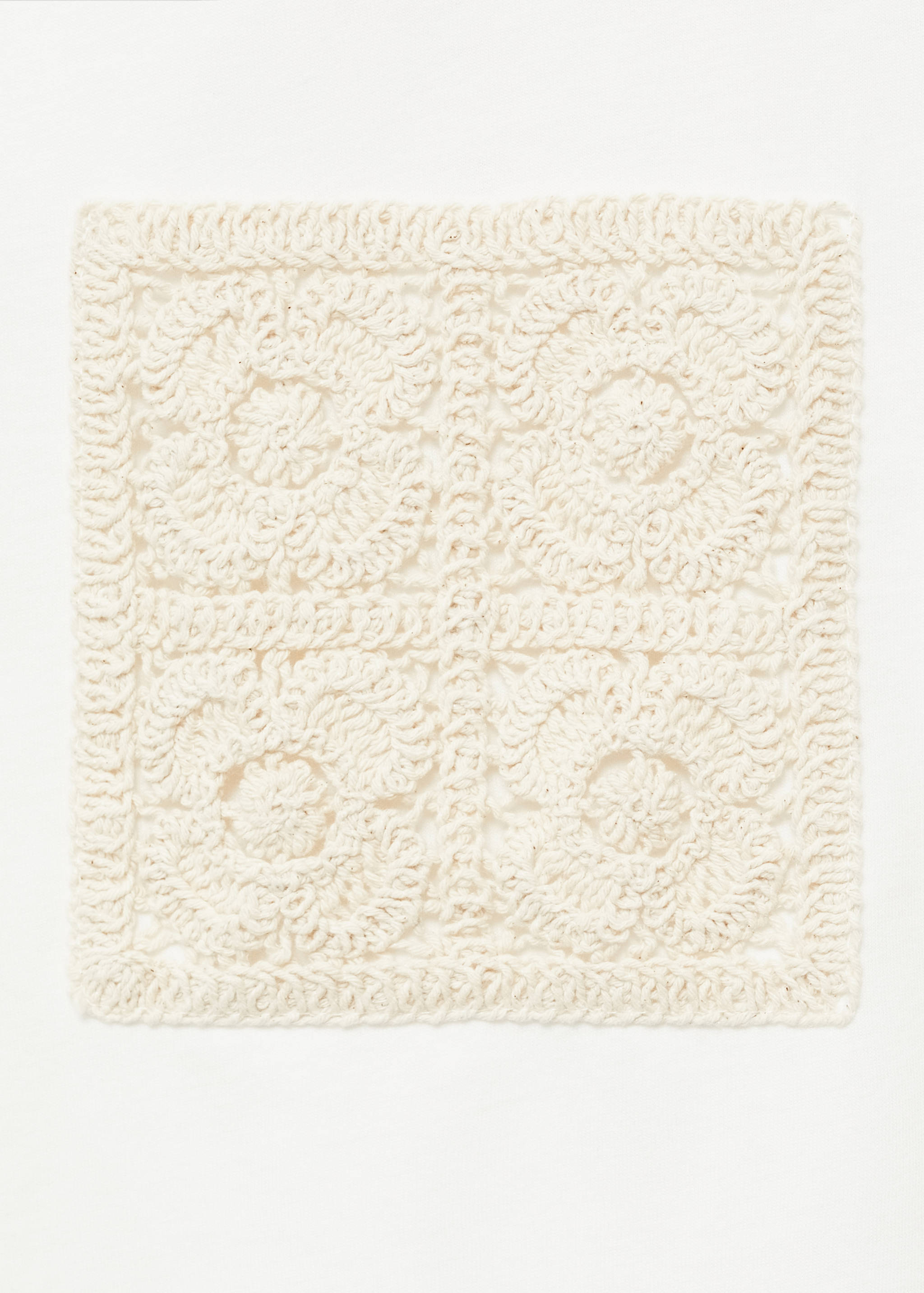 T-shirt manches courtes poche en crochet - Détail de l'article 8