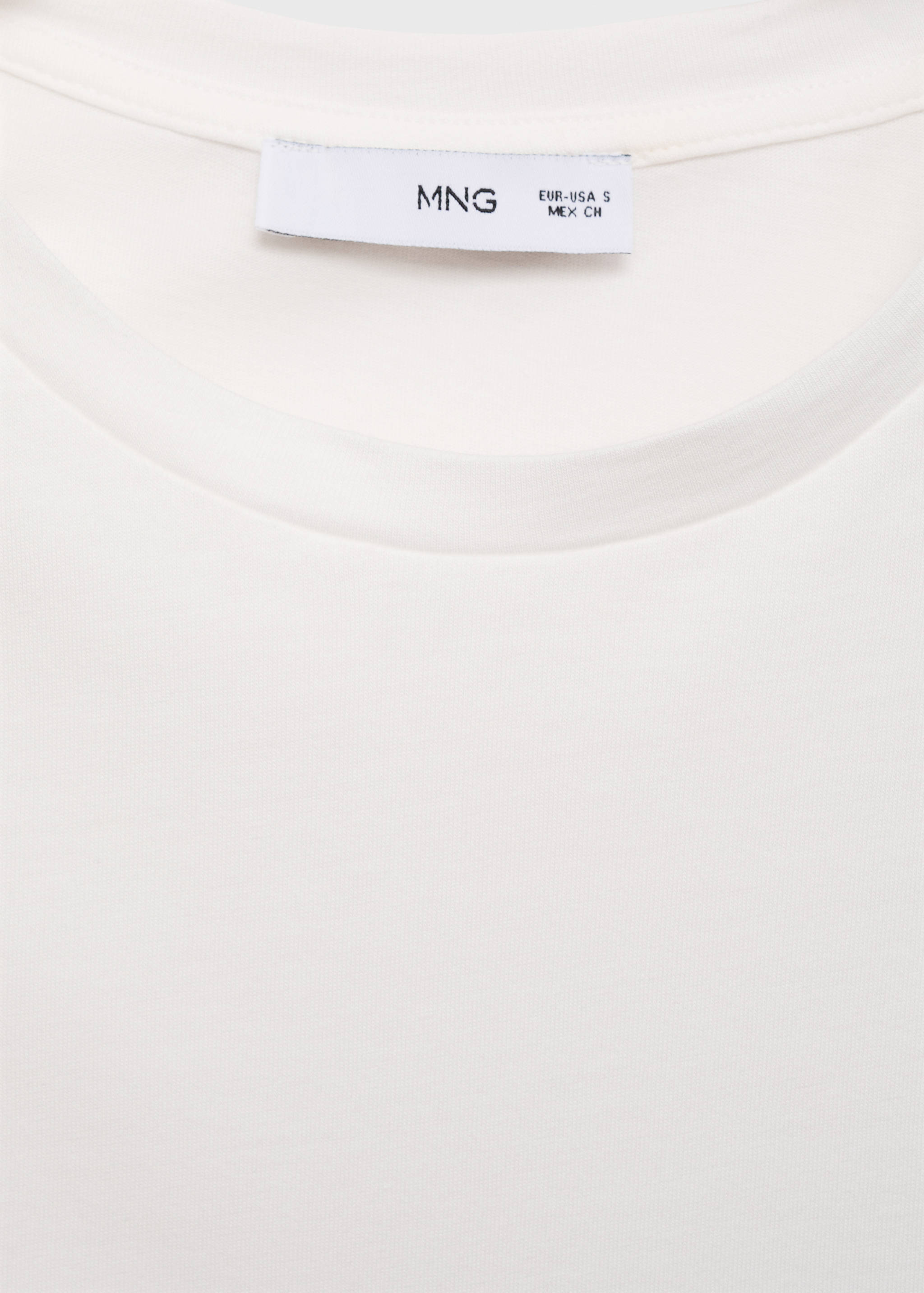 T-shirt manches courtes poche en crochet - Détail de l'article 0