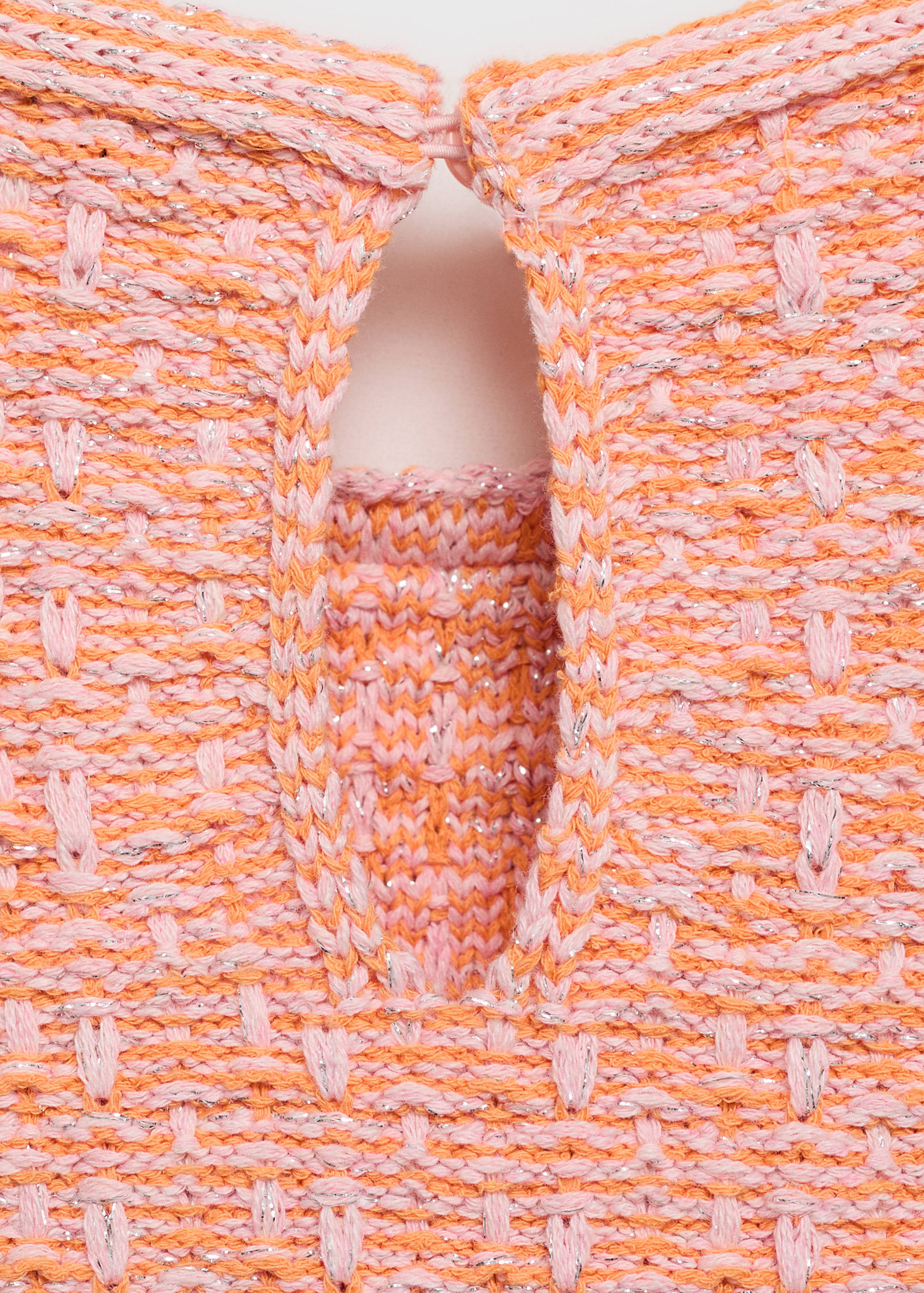 Short-sleeved tweed sweater - Details of the article 8