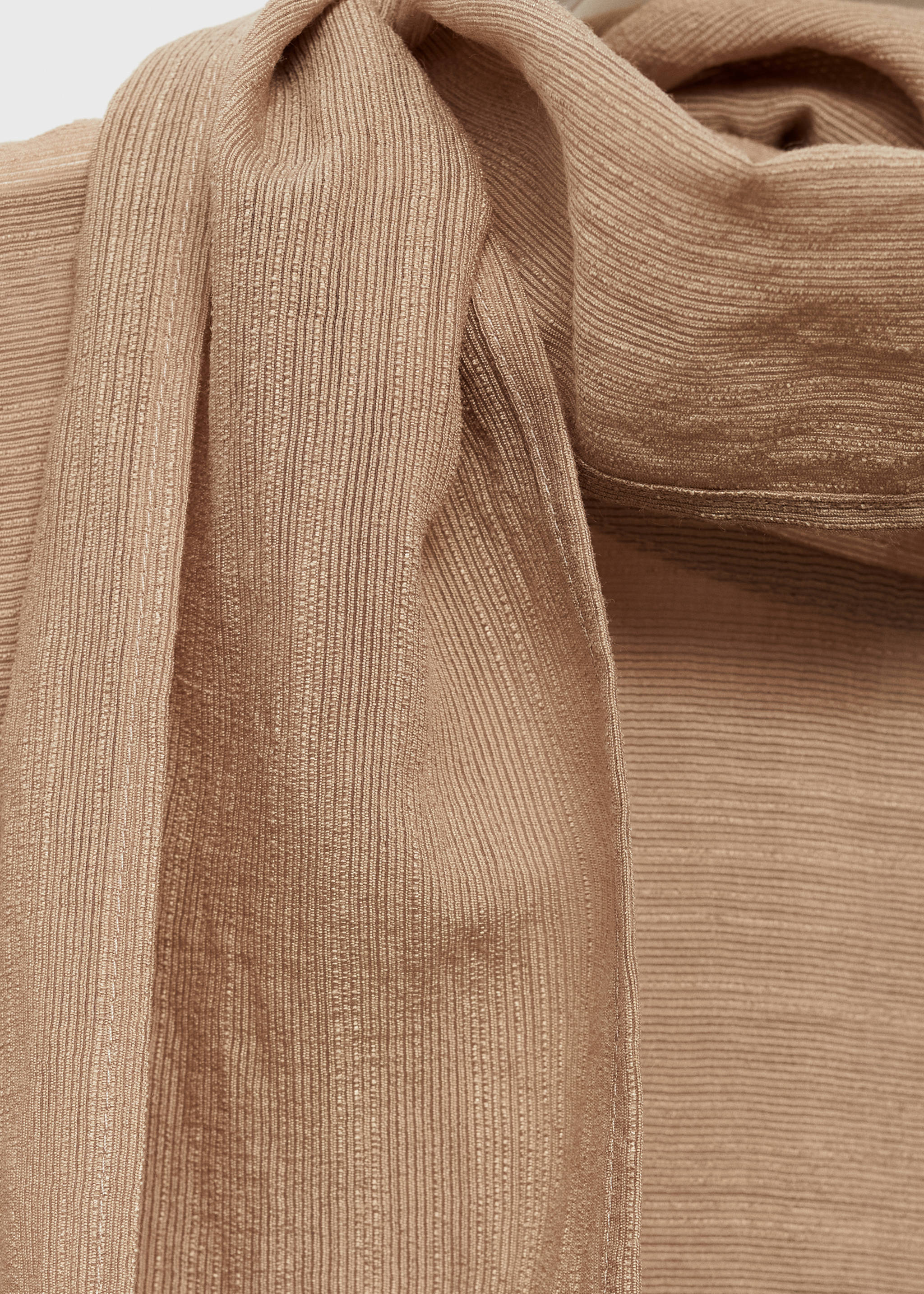 Textured blouse with bow - Details of the article 8