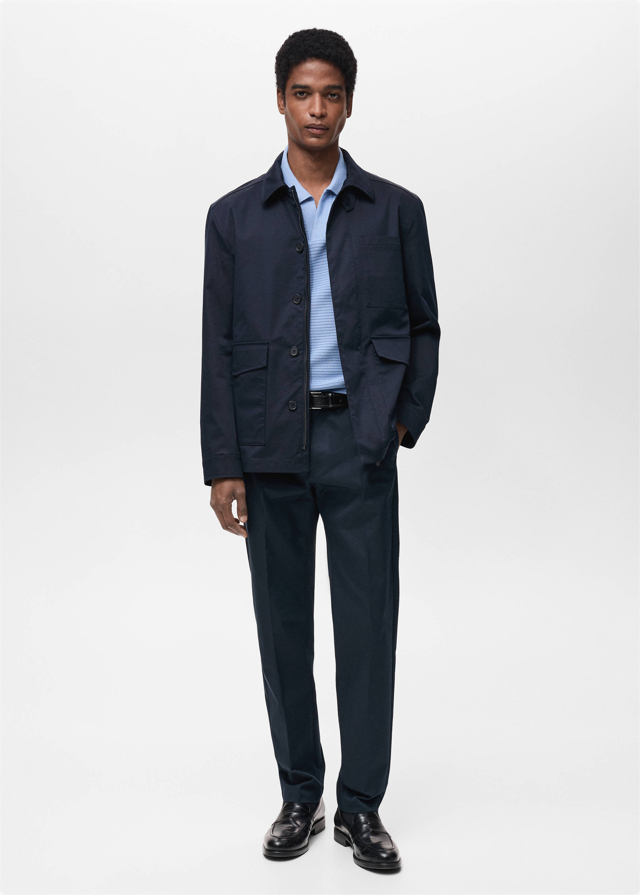 Водоотталкивающая куртка из хлопка - Общий план