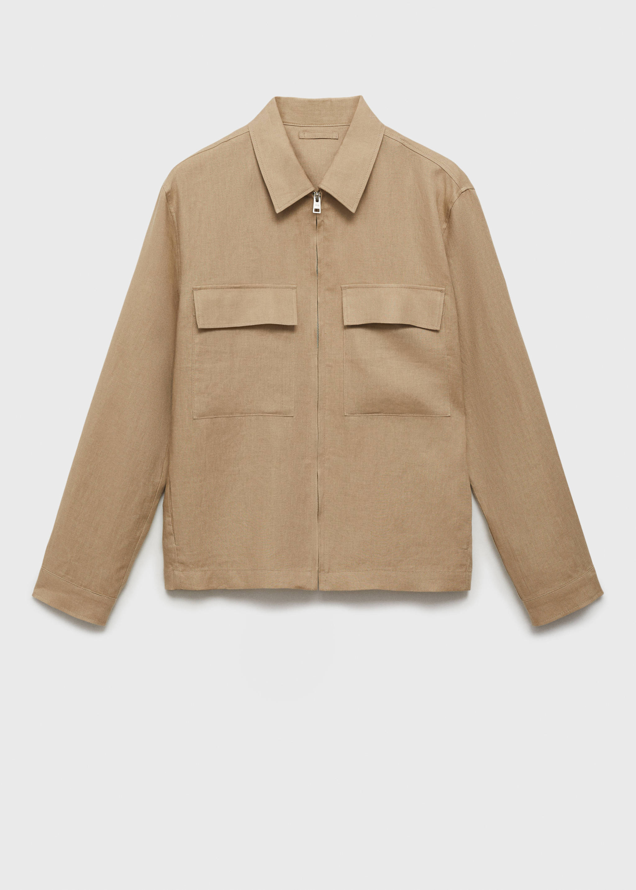 Veste 100 % lin poches - Article sans modèle
