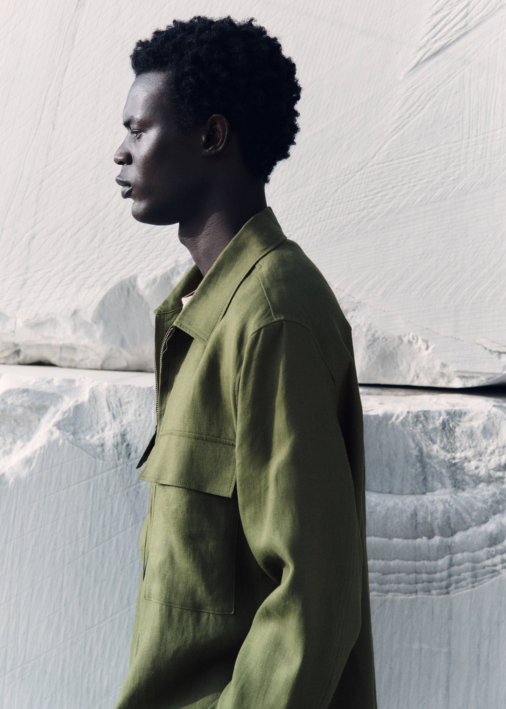 Veste 100 % lin poches - Détail de l'article 3