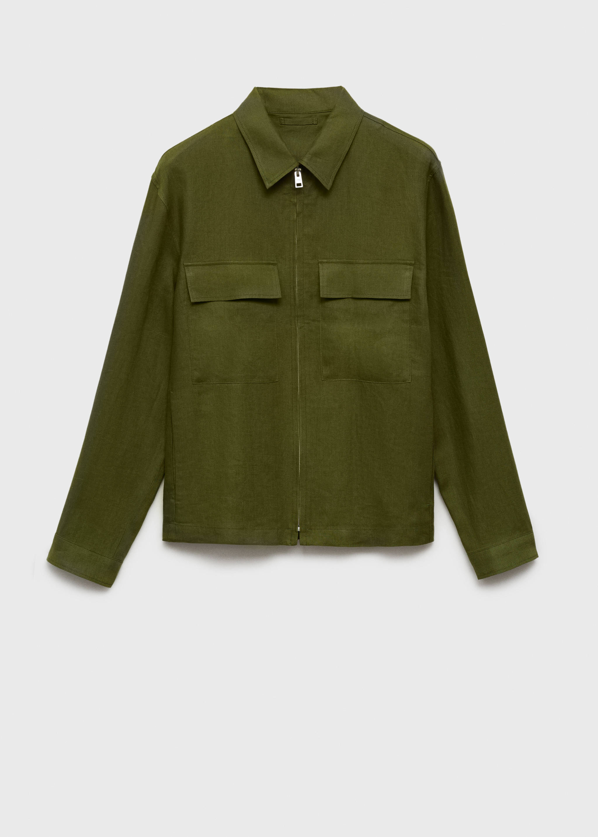 Veste 100 % lin poches - Article sans modèle