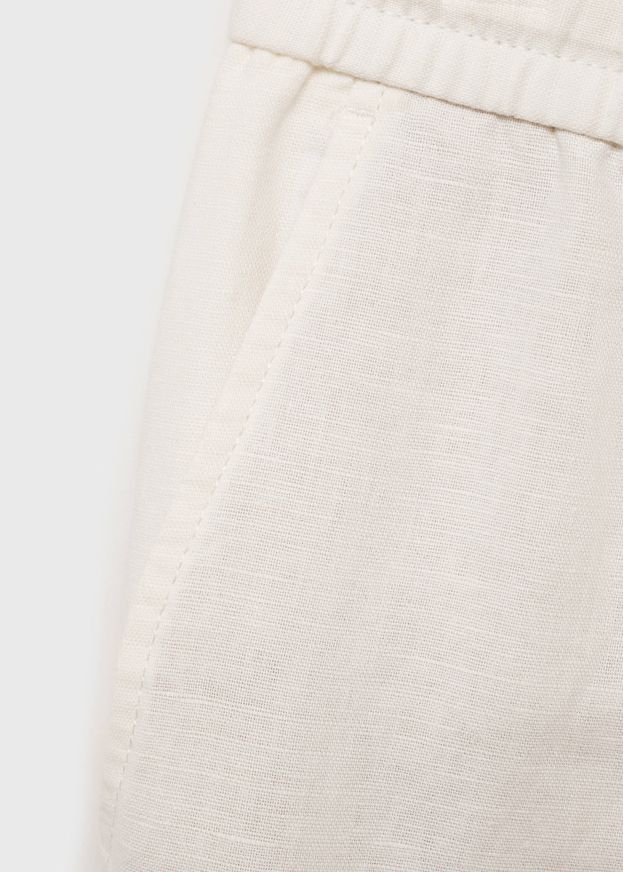 Slim-fit pants with drawstring - Details of the article 0