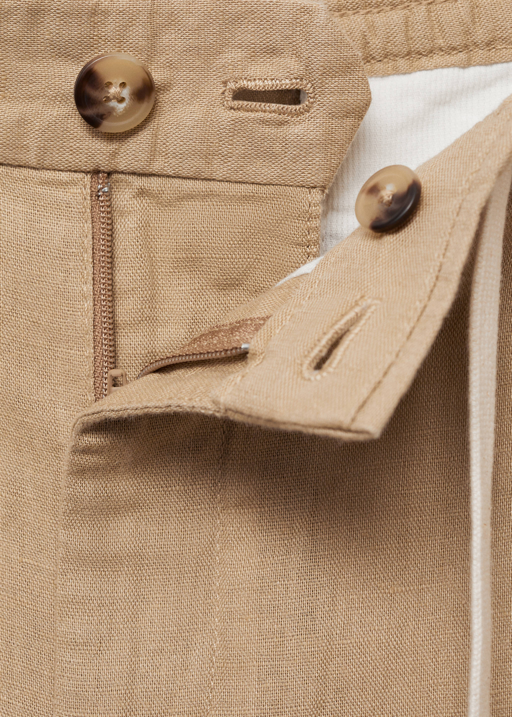 Pantalon slim fit lin cordon - Détail de l'article 8