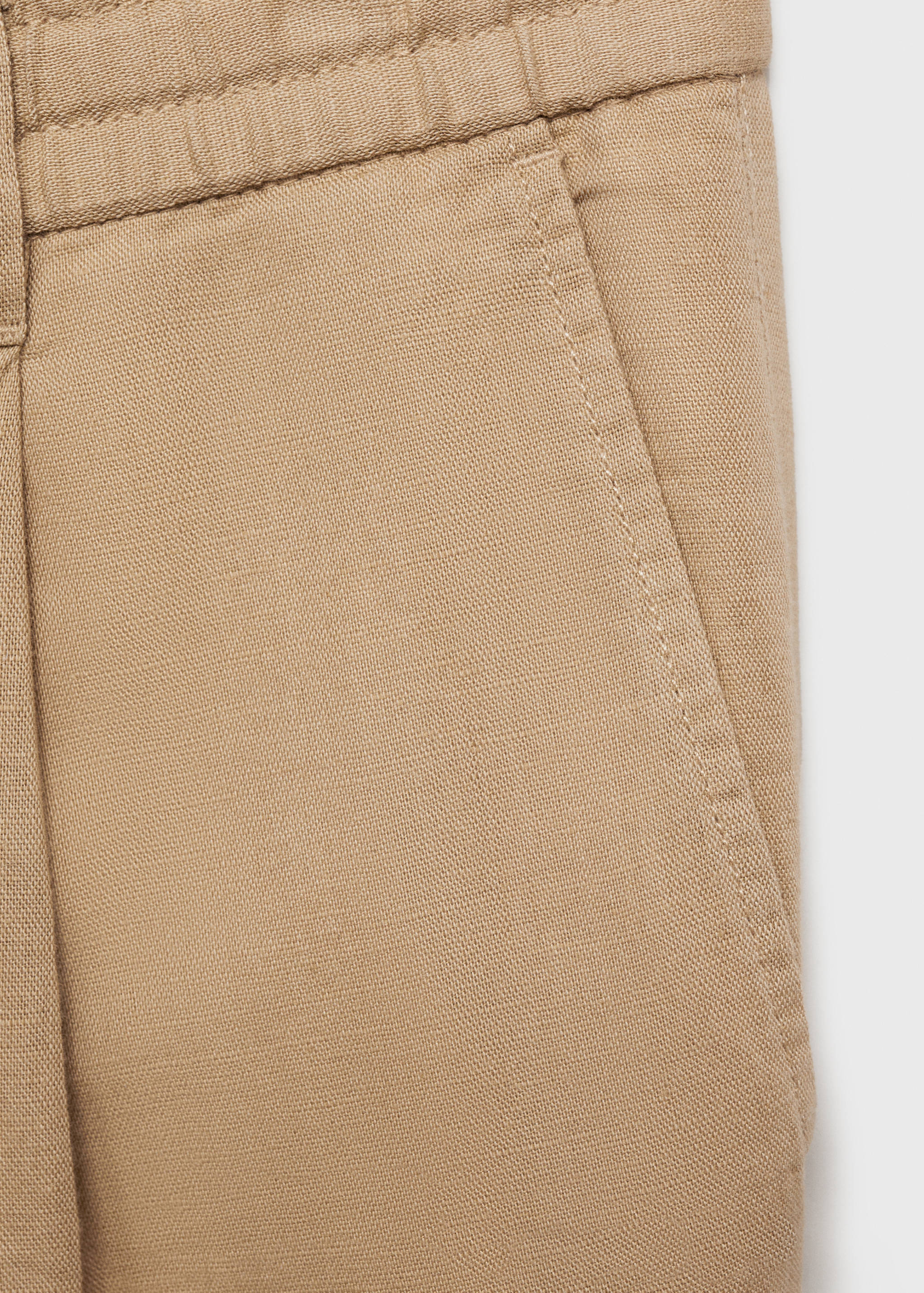 Pantalon slim fit lin cordon - Détail de l'article 0