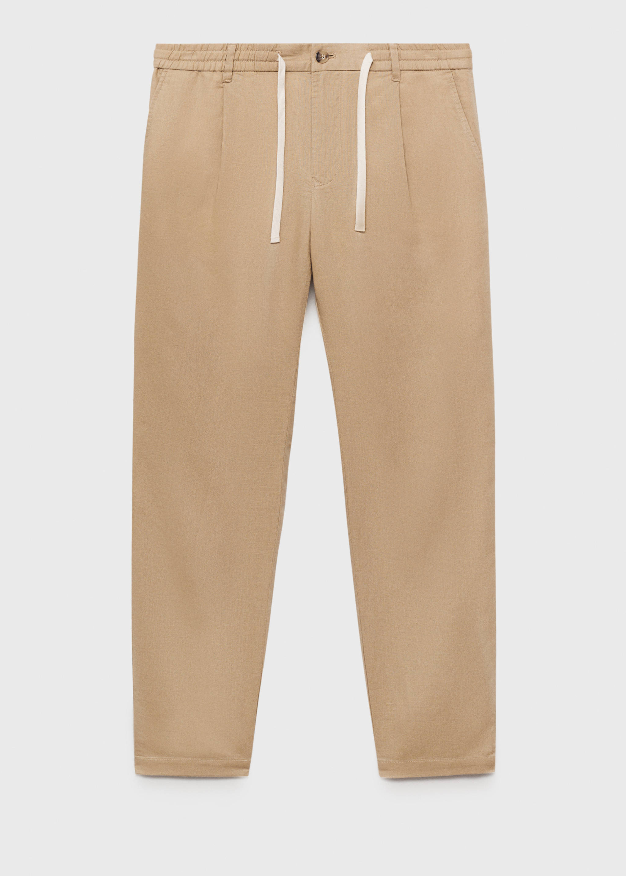 Slim-fit trousers with drawstring - Article without model