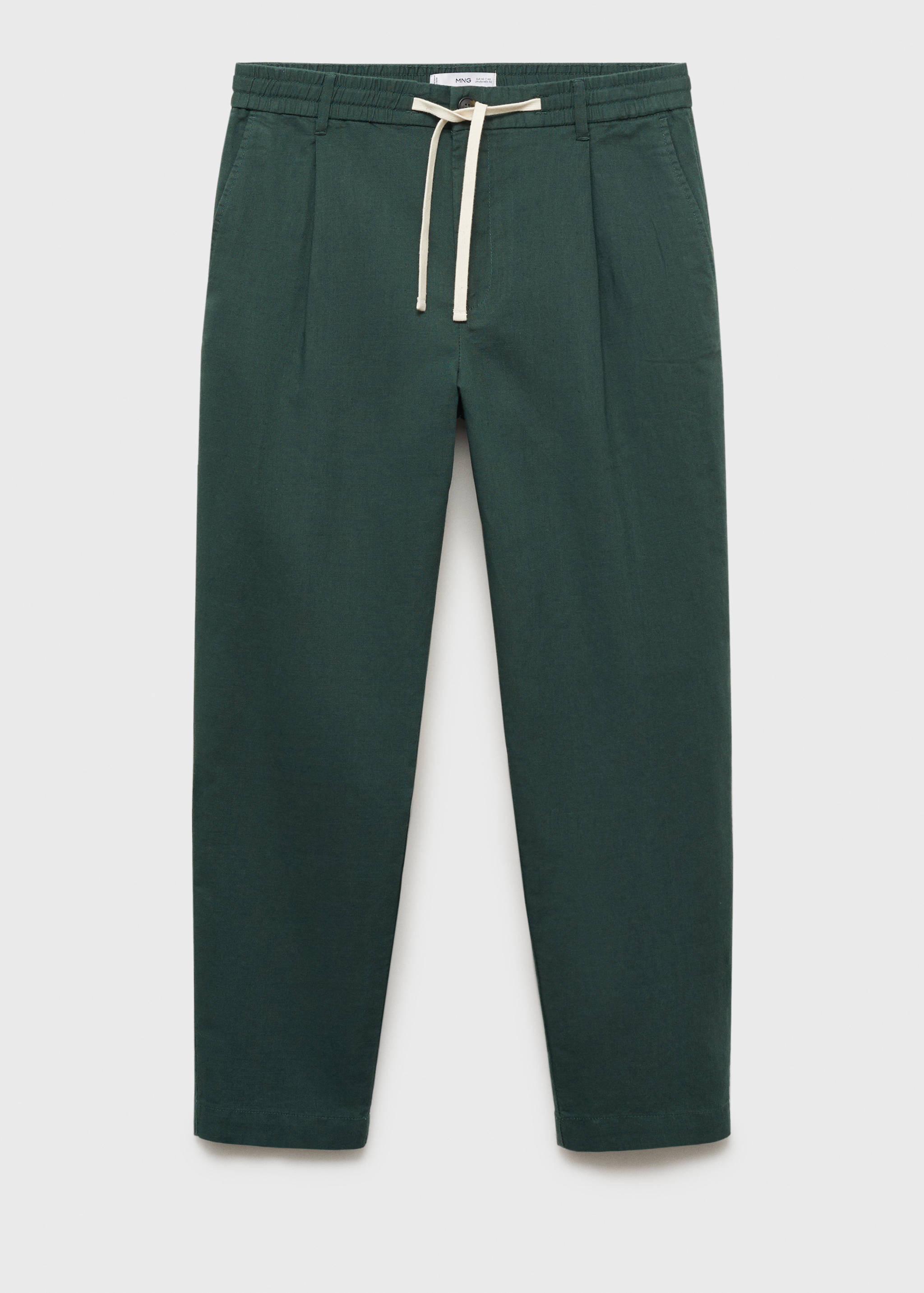 Slim-fit trousers with drawstring - Article without model