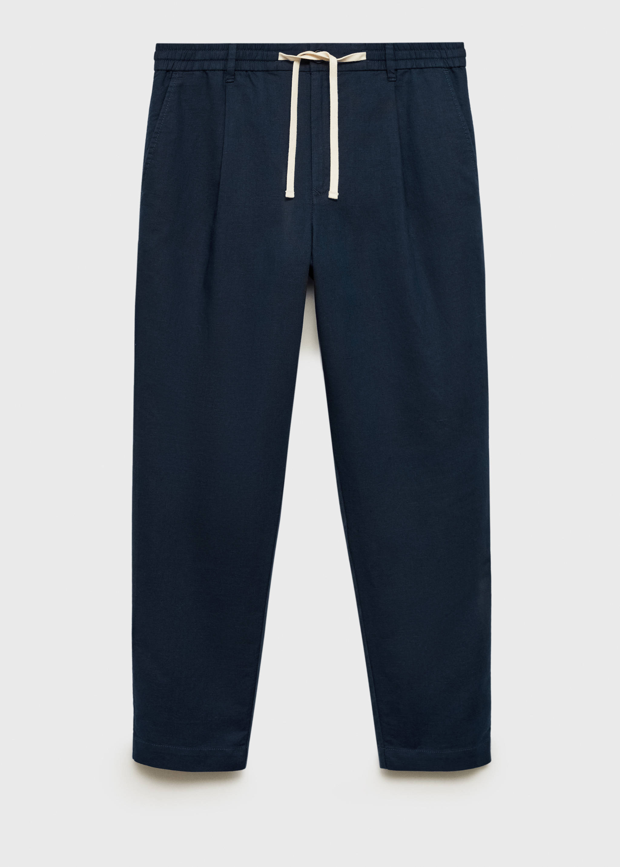 Slim-fit trousers with drawstring - Article without model