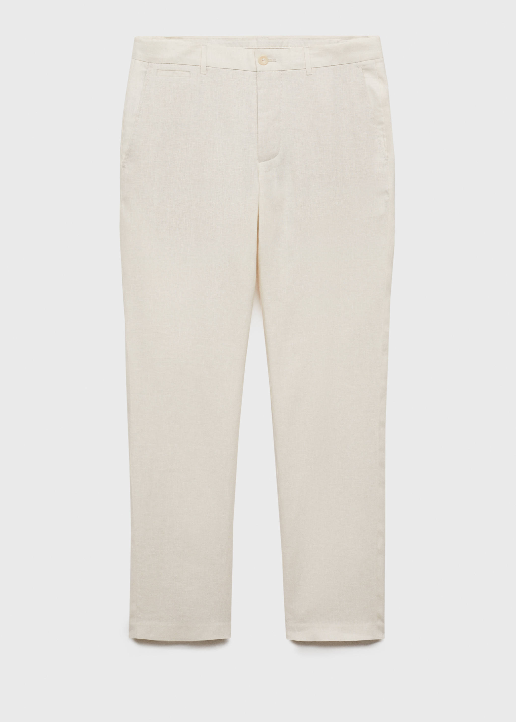 Pantalon 100 % lin slim fit - Article sans modèle