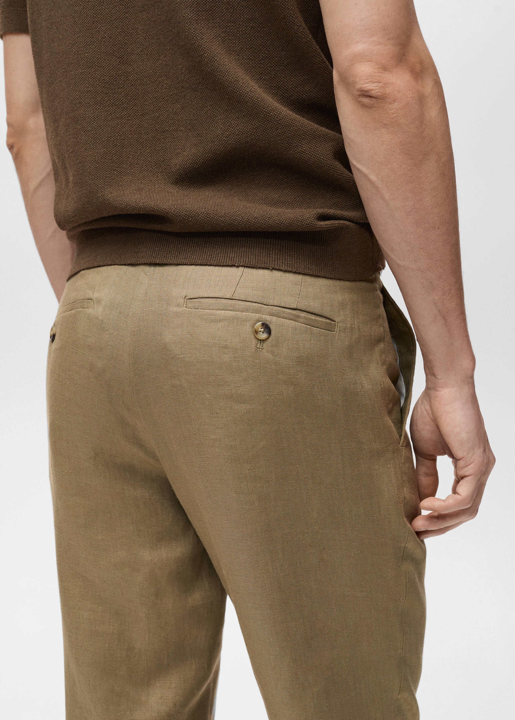 Pantalon 100 % lin slim fit - Détail de l'article 6