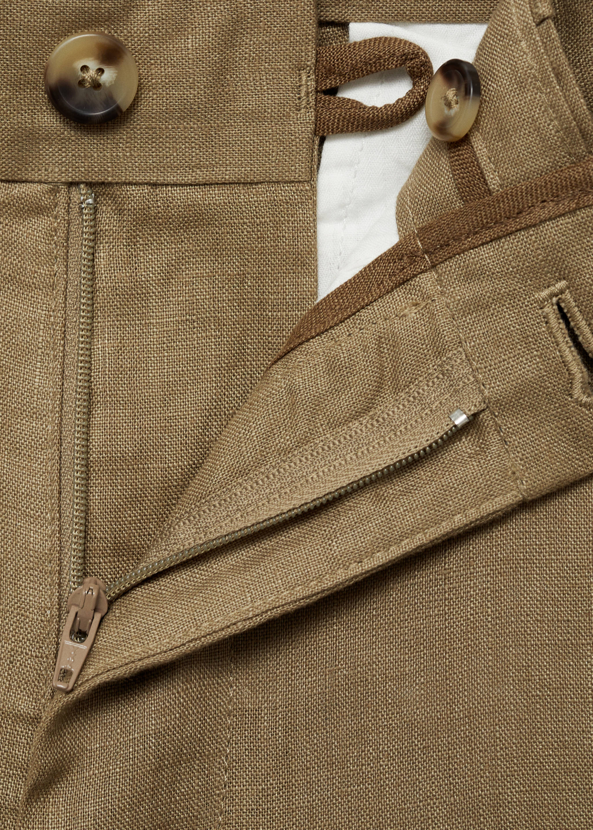 Pantalon 100 % lin slim fit - Détail de l'article 0