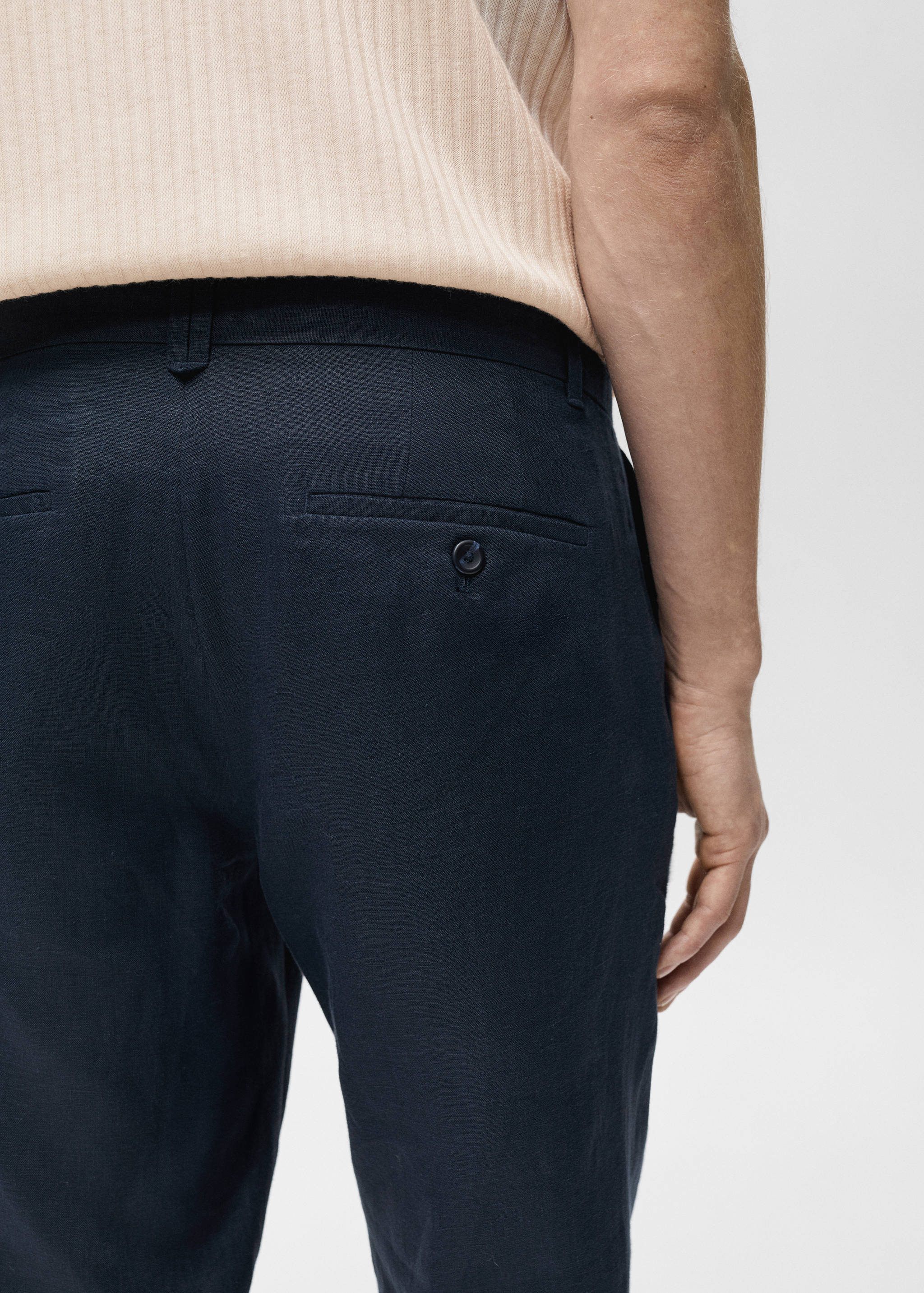Pantalon 100 % lin slim fit - Détail de l'article 6