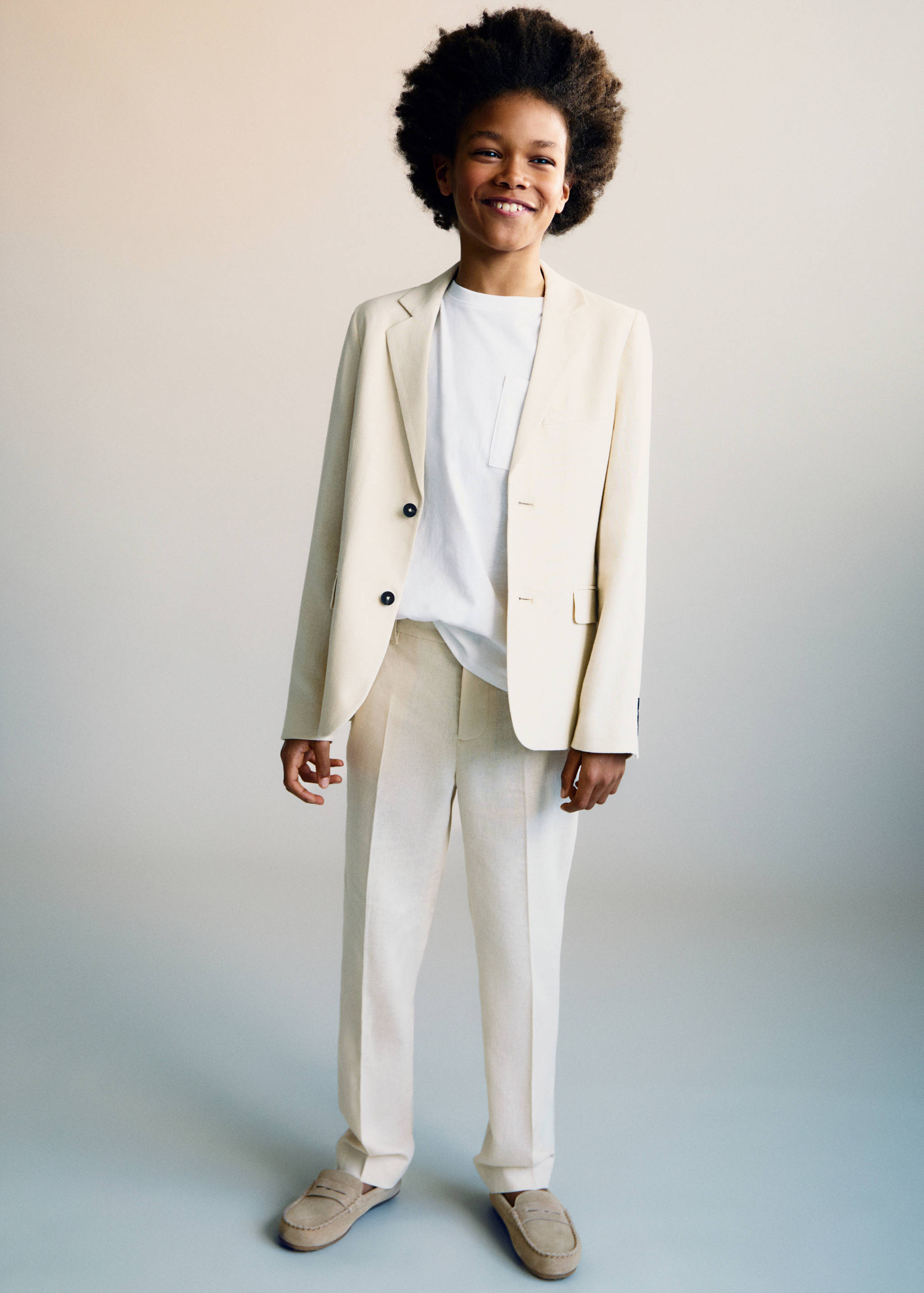 Linen suit trousers - General plane