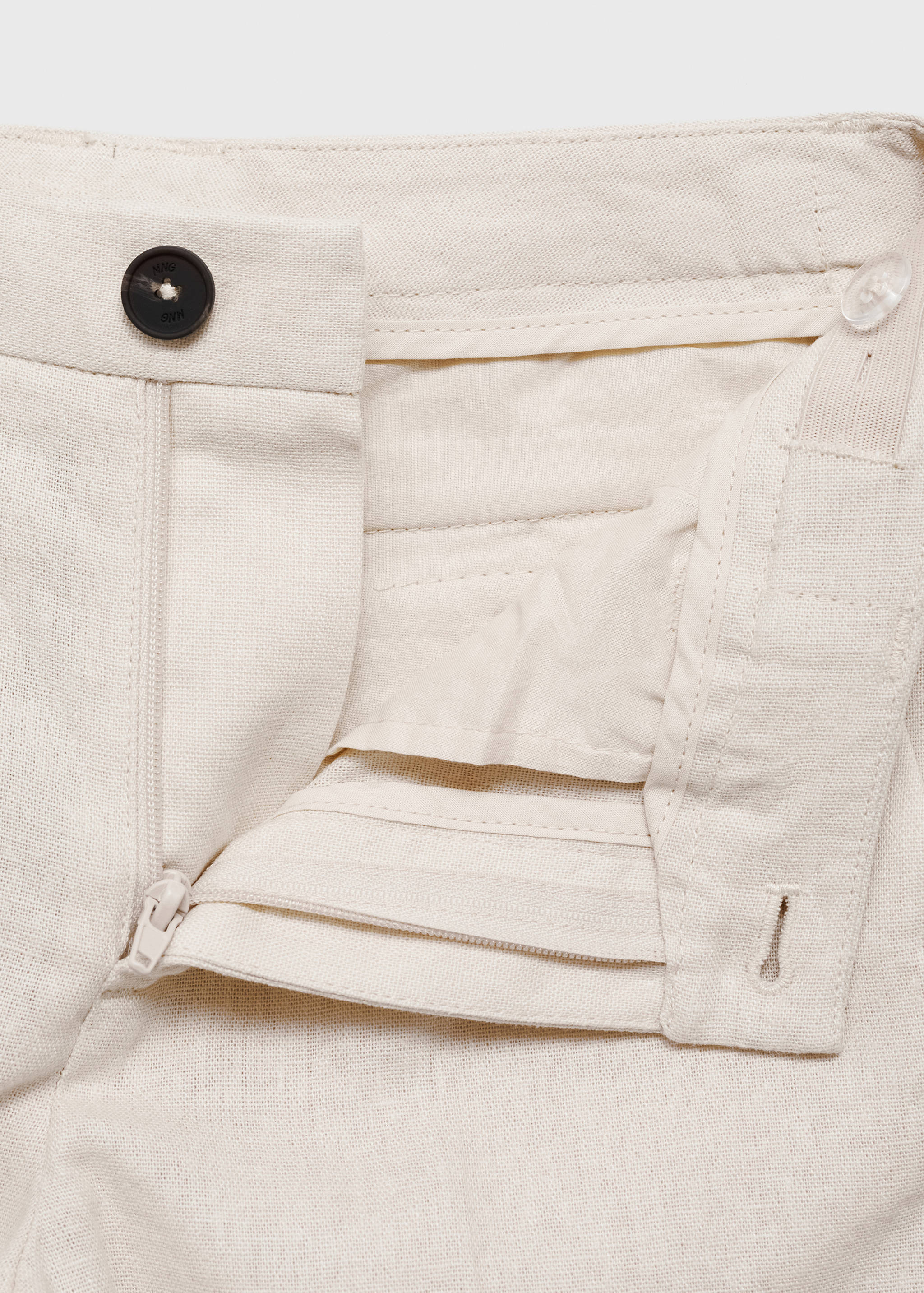 Linen suit trousers - Details of the article 8