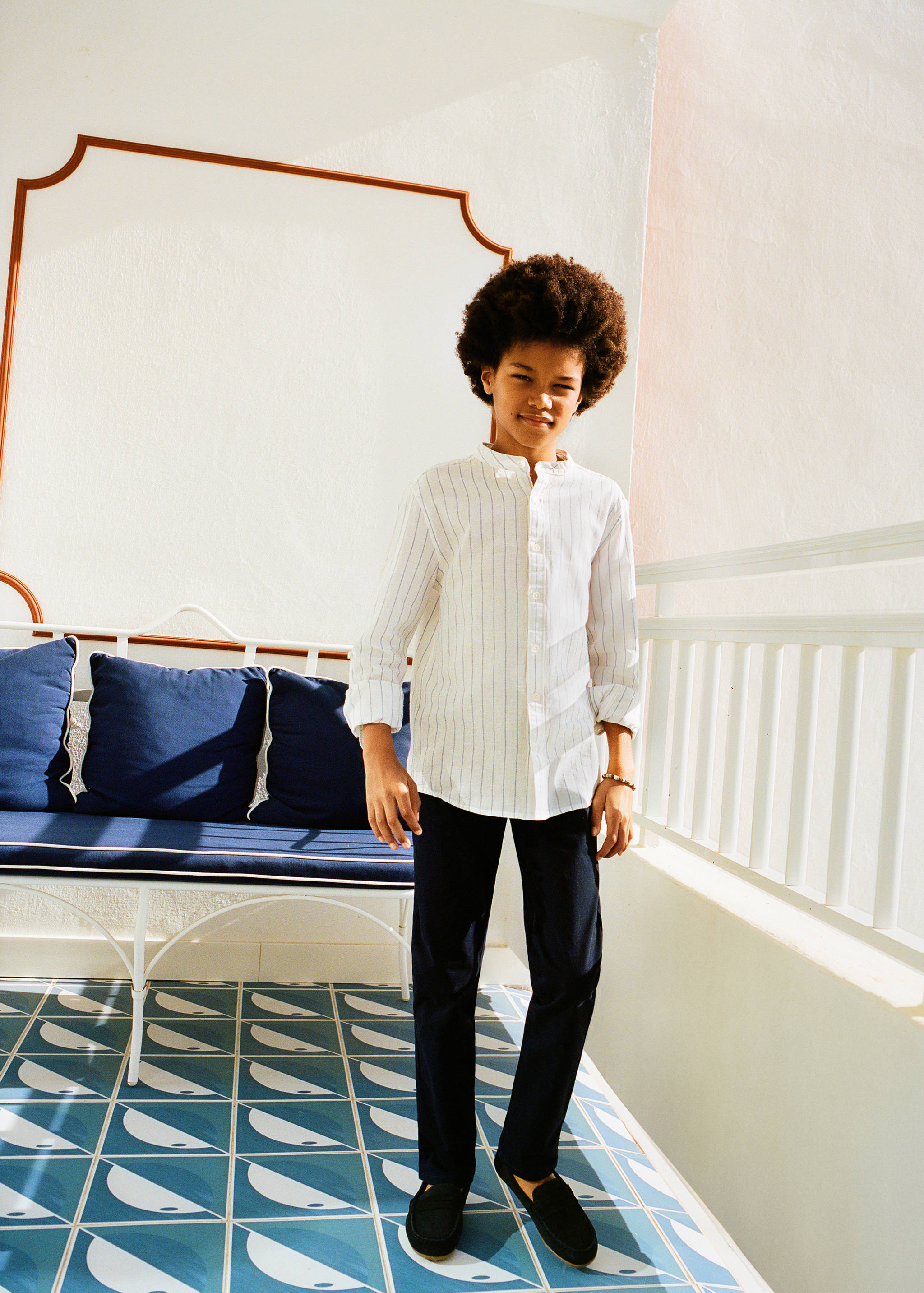 Linen suit trousers - Details of the article 2