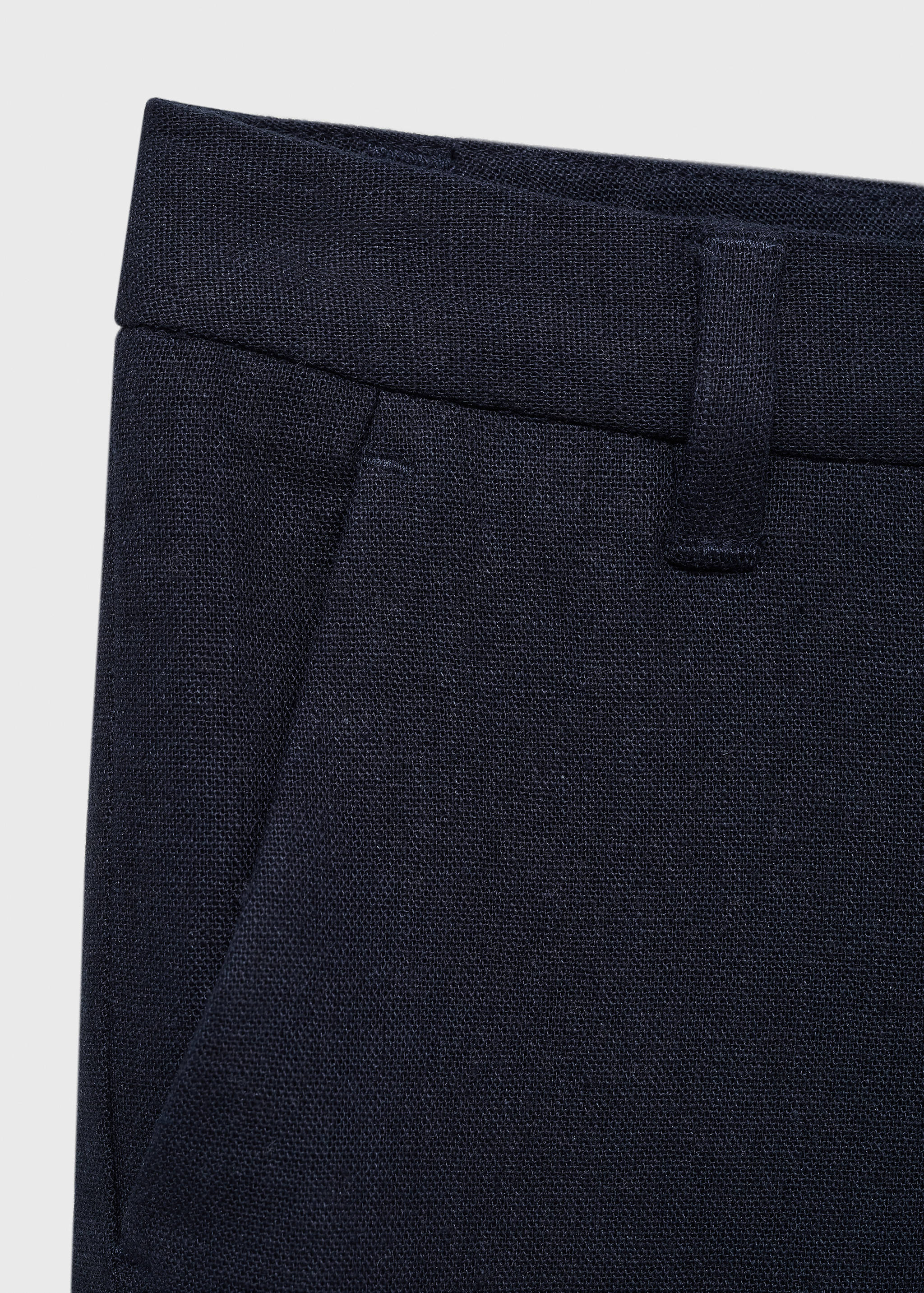 Linen suit trousers - Details of the article 0