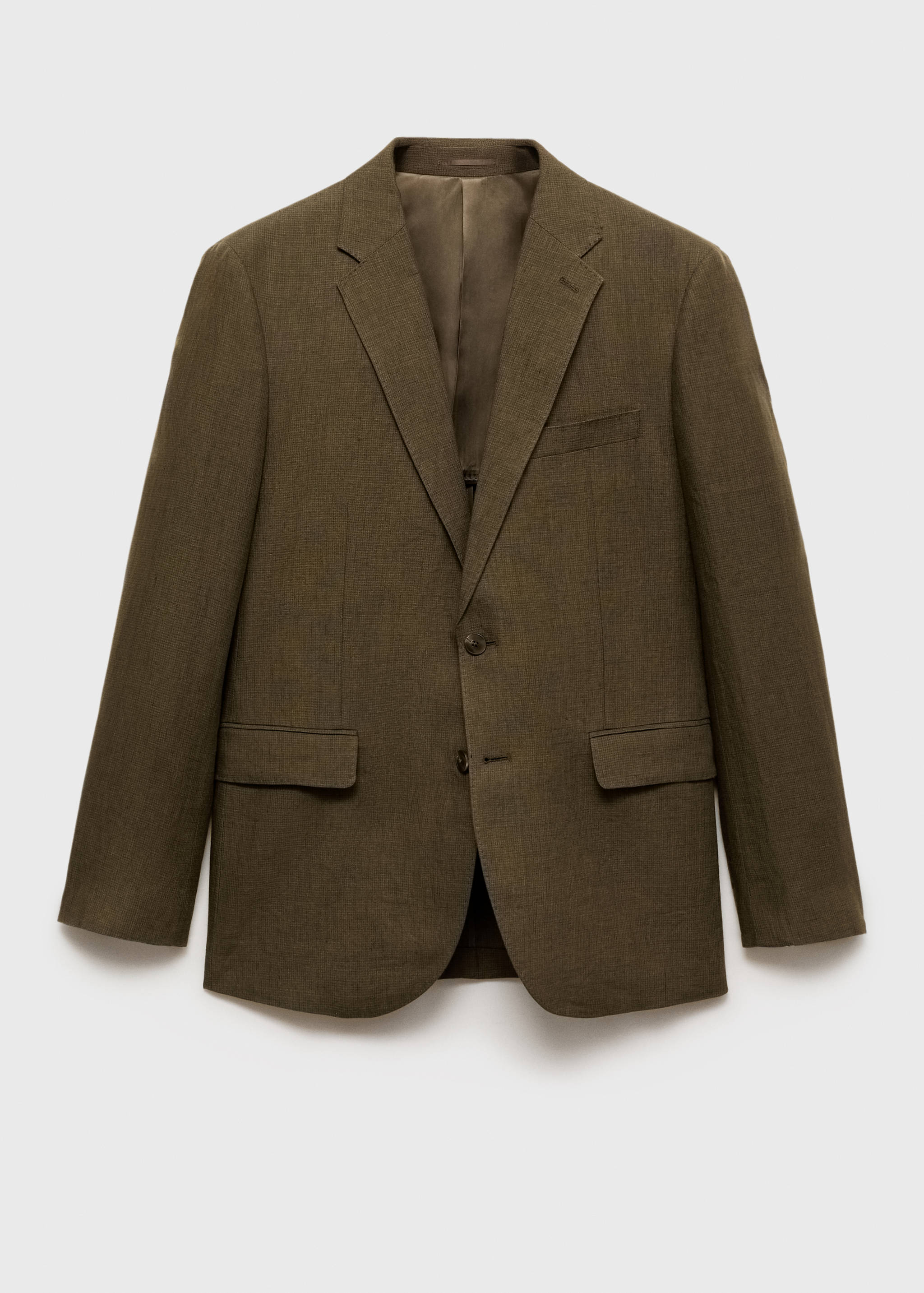 Amalfi %100 keten slim fit blazer ceketi - Modelsiz ürün