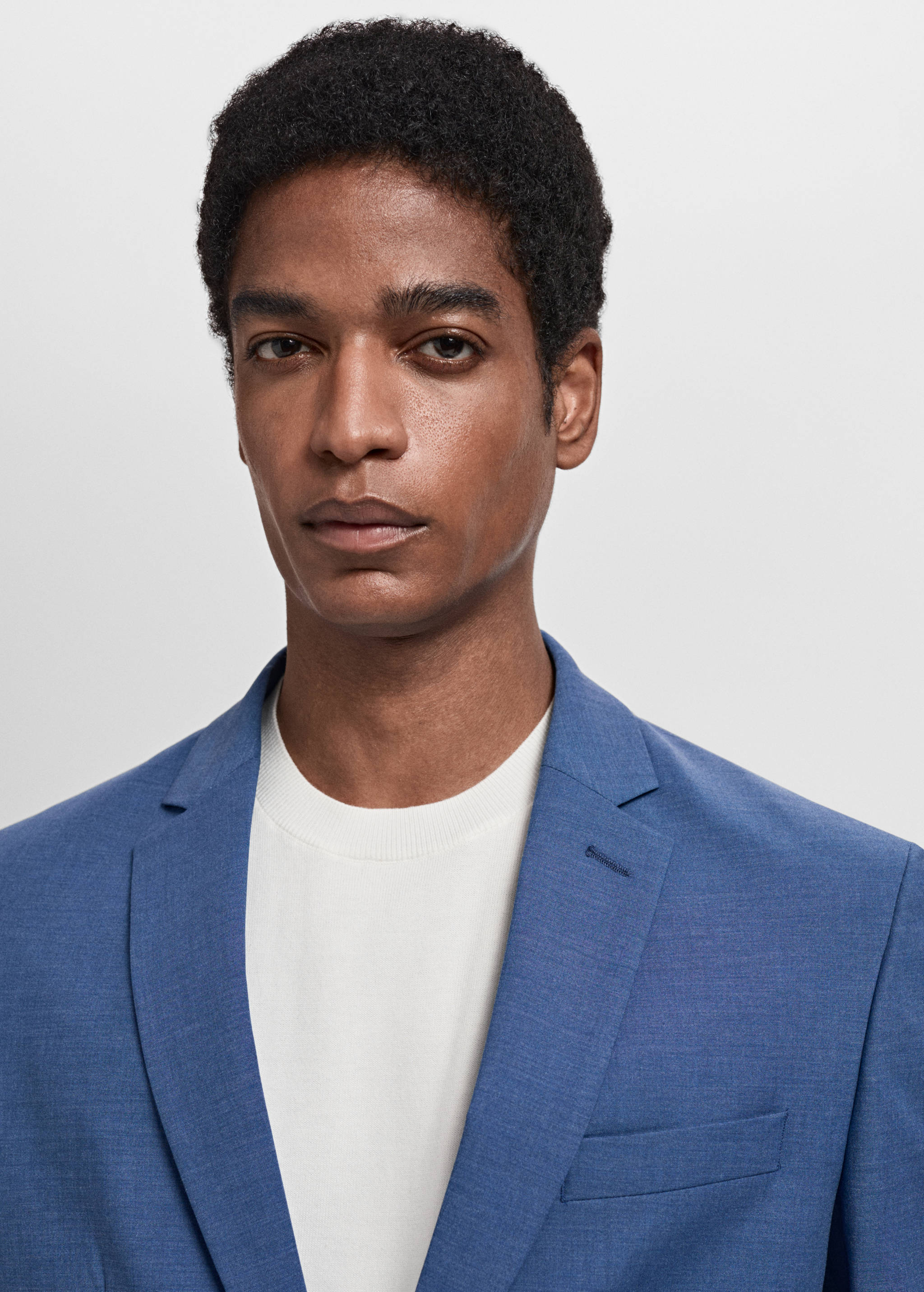 Super slim-fit suit jacket in stretch fabric - Details of the article 1