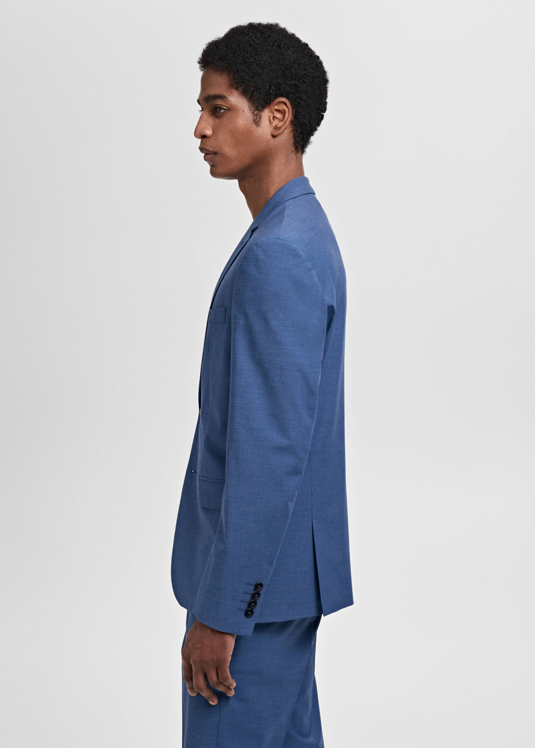 Super slim-fit suit jacket in stretch fabric - Details of the article 2
