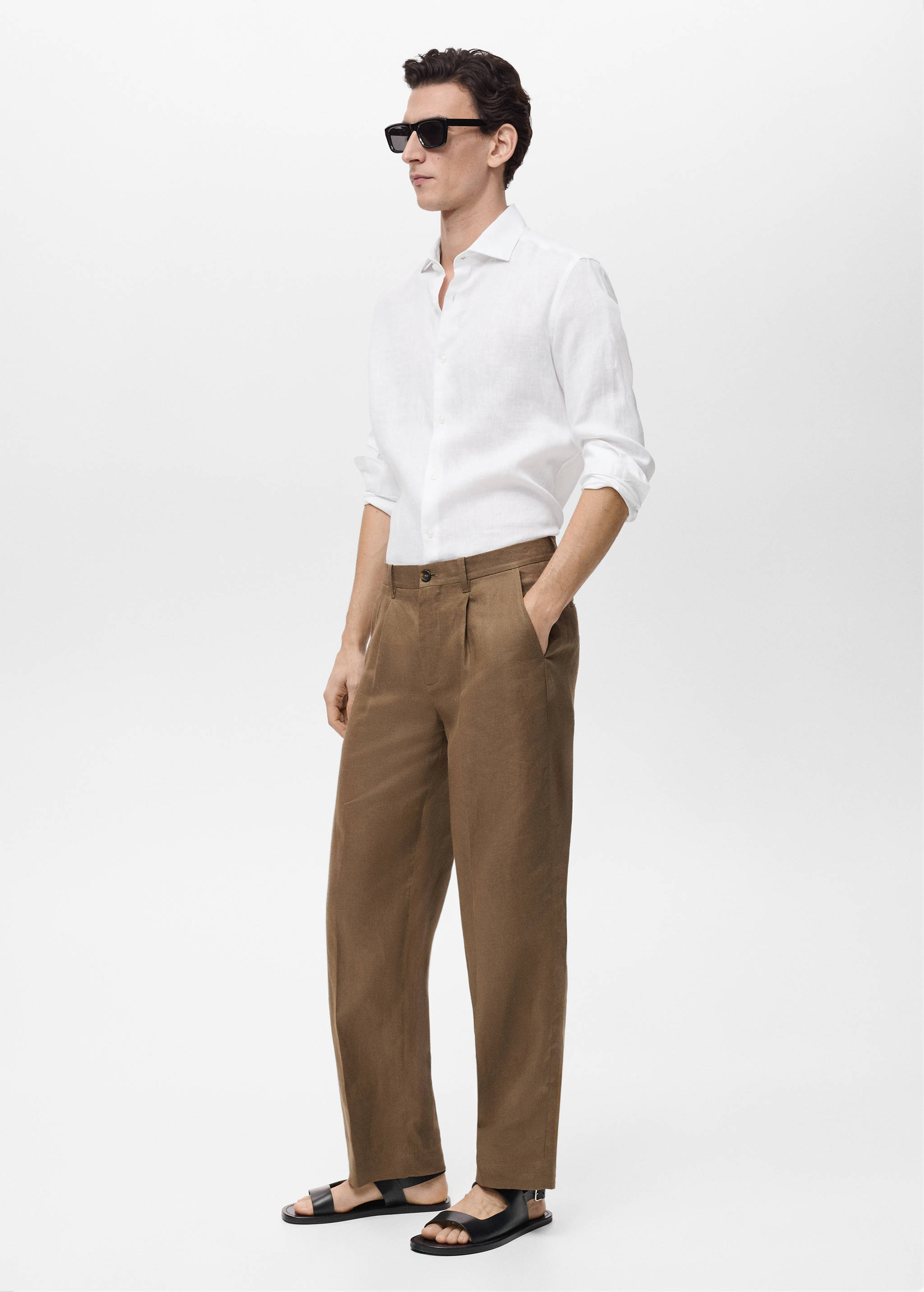 Chemise slim-fit 100 % lin - Détail de l'article 2