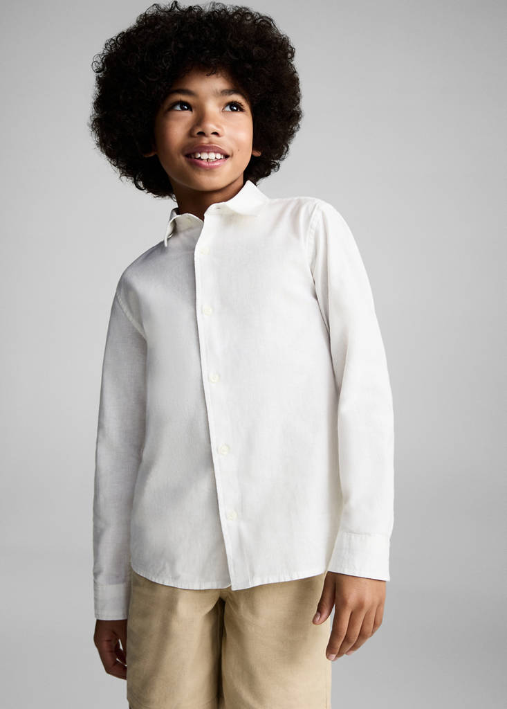 Cotton and linen shirt - thumbnail 9