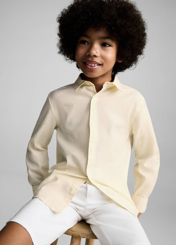 Cotton and linen shirt - thumbnail 2