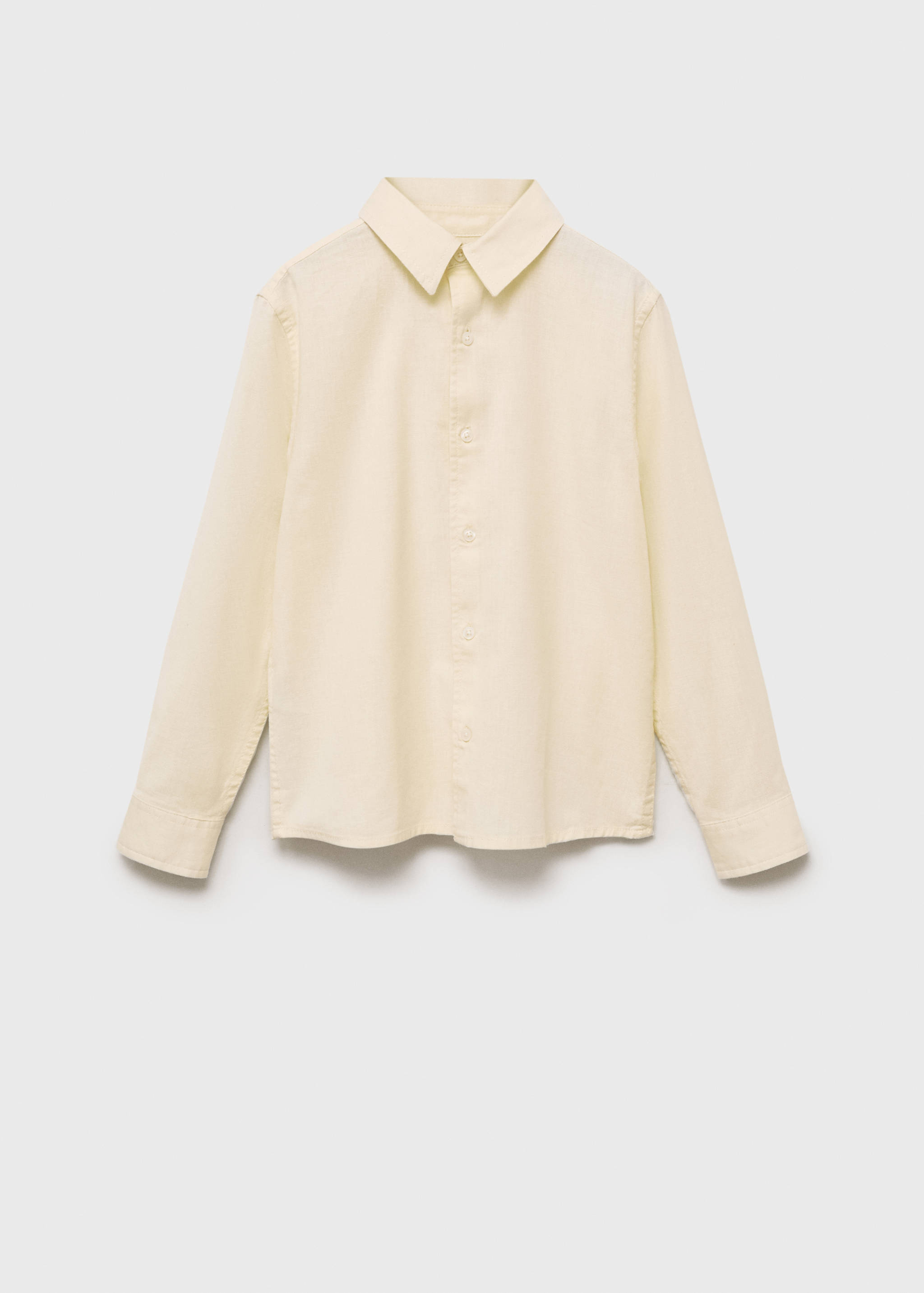 Cotton and linen shirt - Article without model