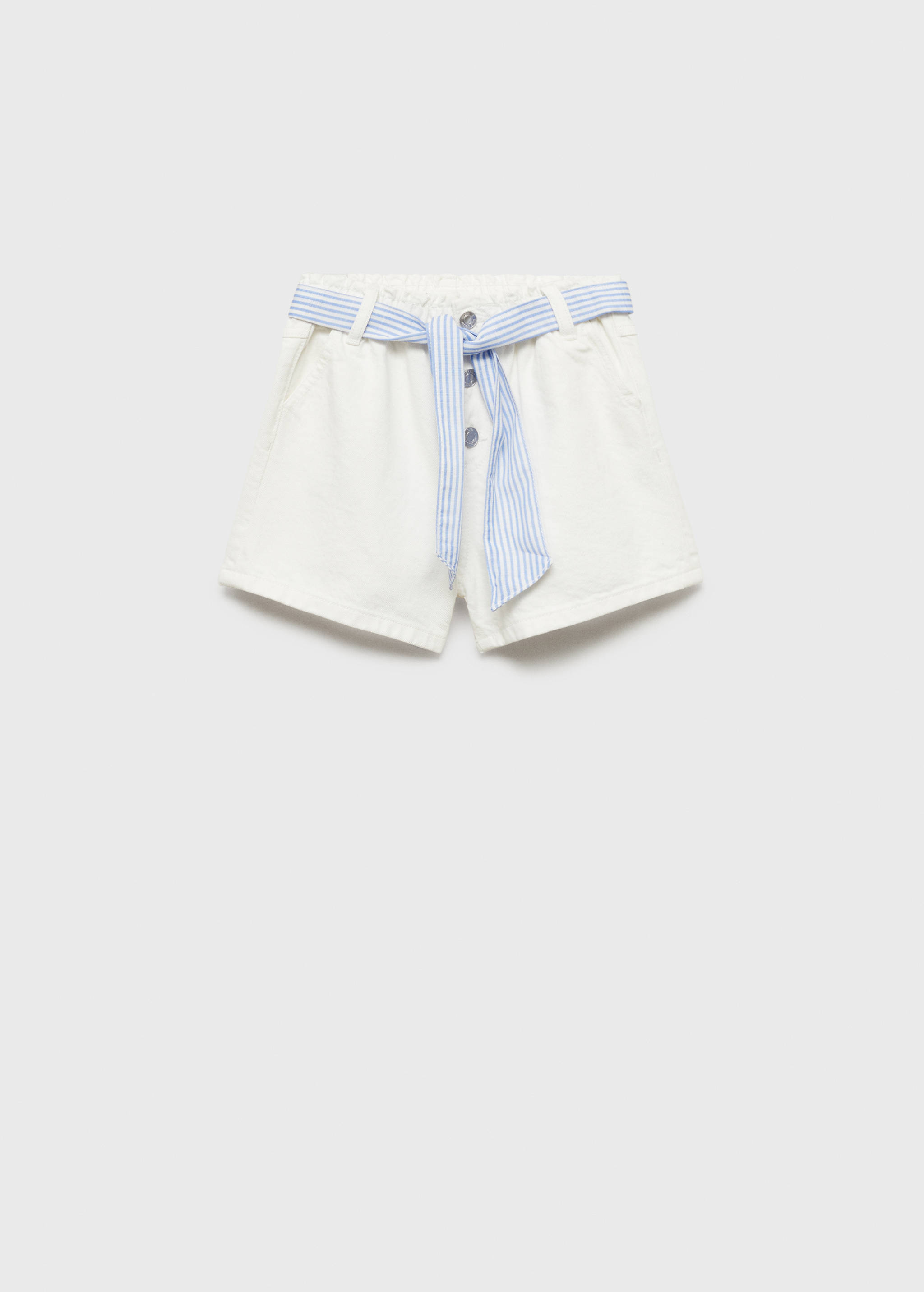 Denim shorts with bow - Article without model