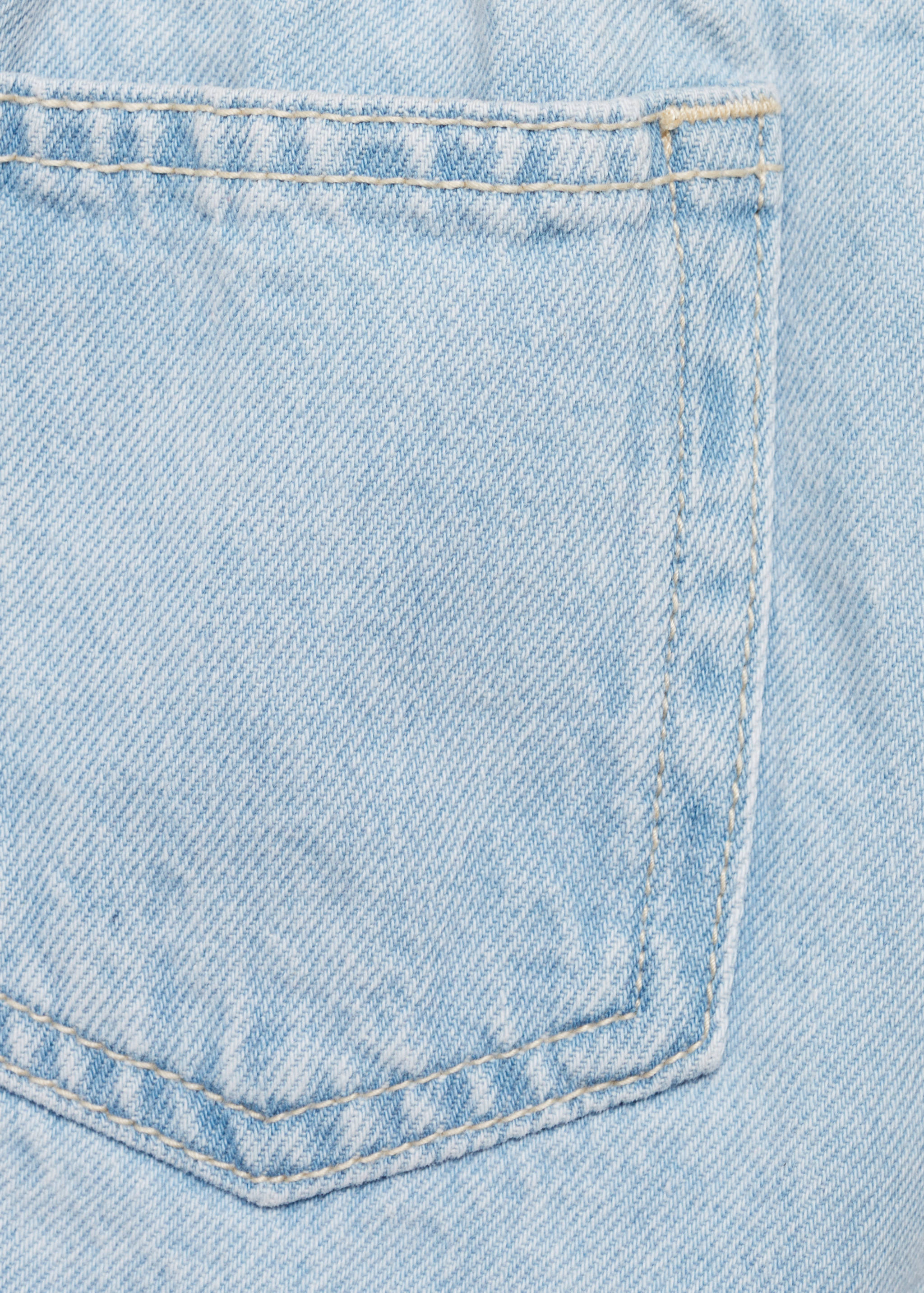 Denim shorts with bow - Details of the article 0