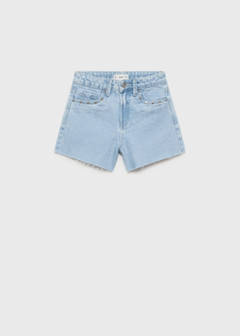 Studded denim shorts — Light Blue 3