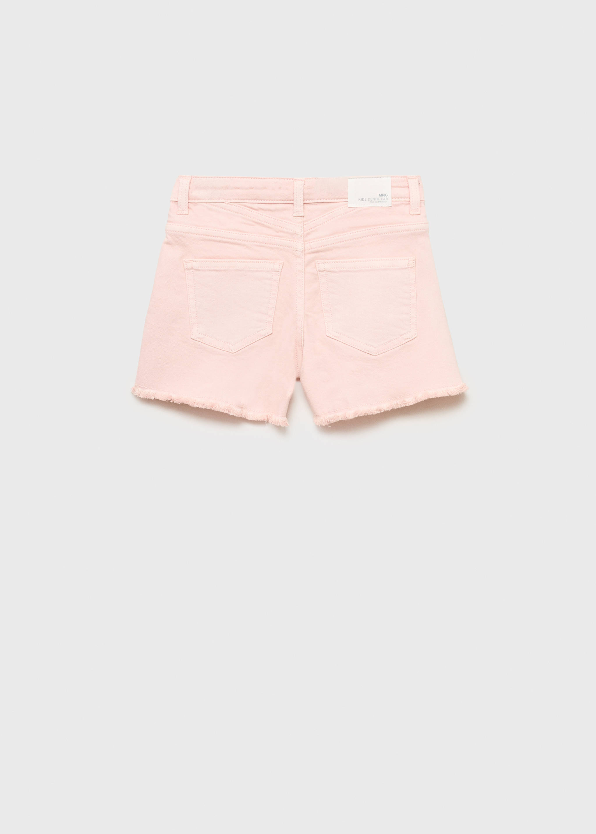 شورت دنيم بحاشية ممزقة - الجهة الخلفية للمنتج