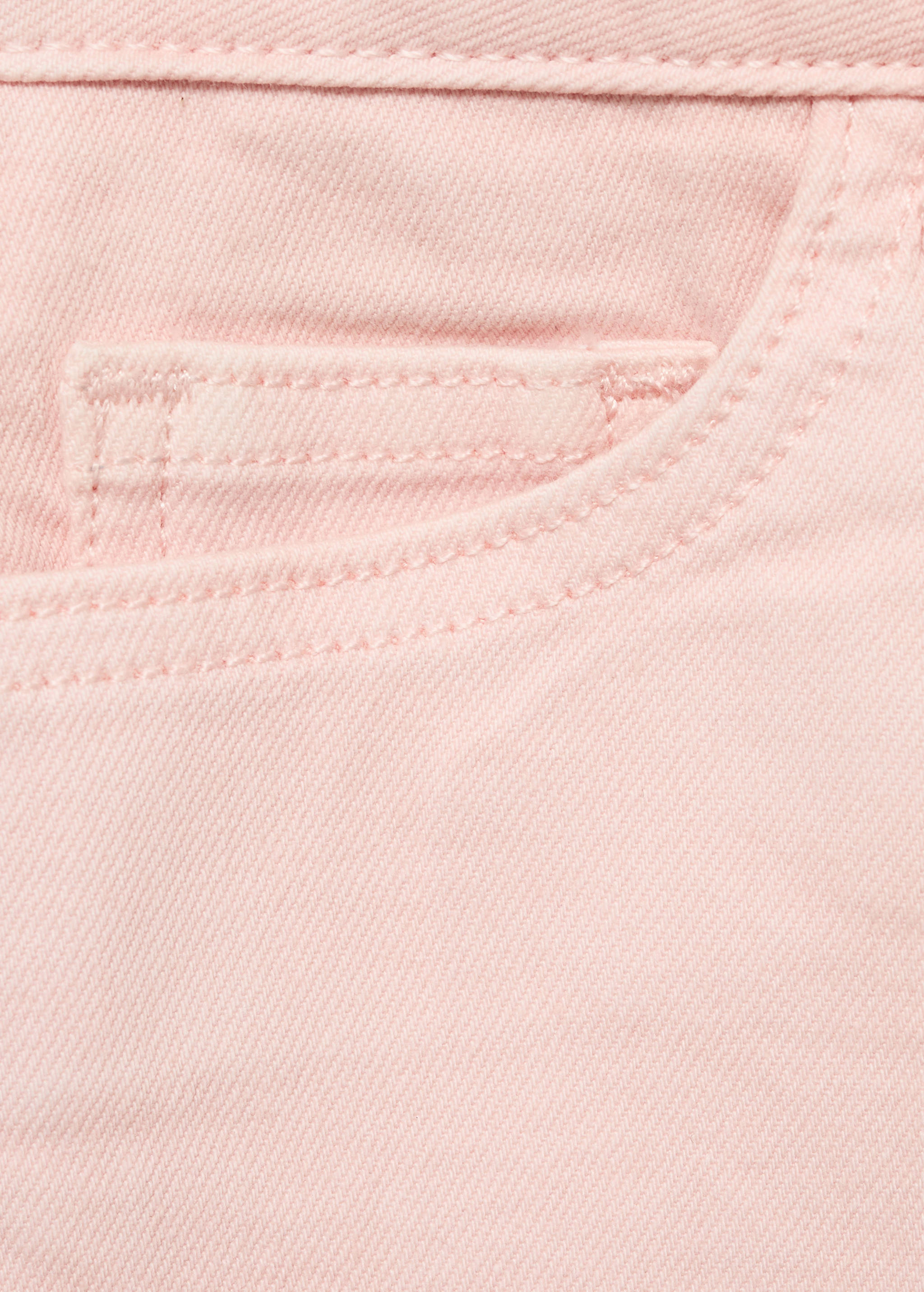 شورت دنيم بحاشية ممزقة - تفاصيل المنتج 8