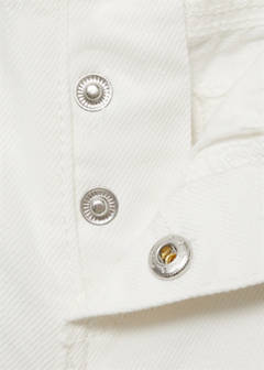 Denim shorts with belt — White 6