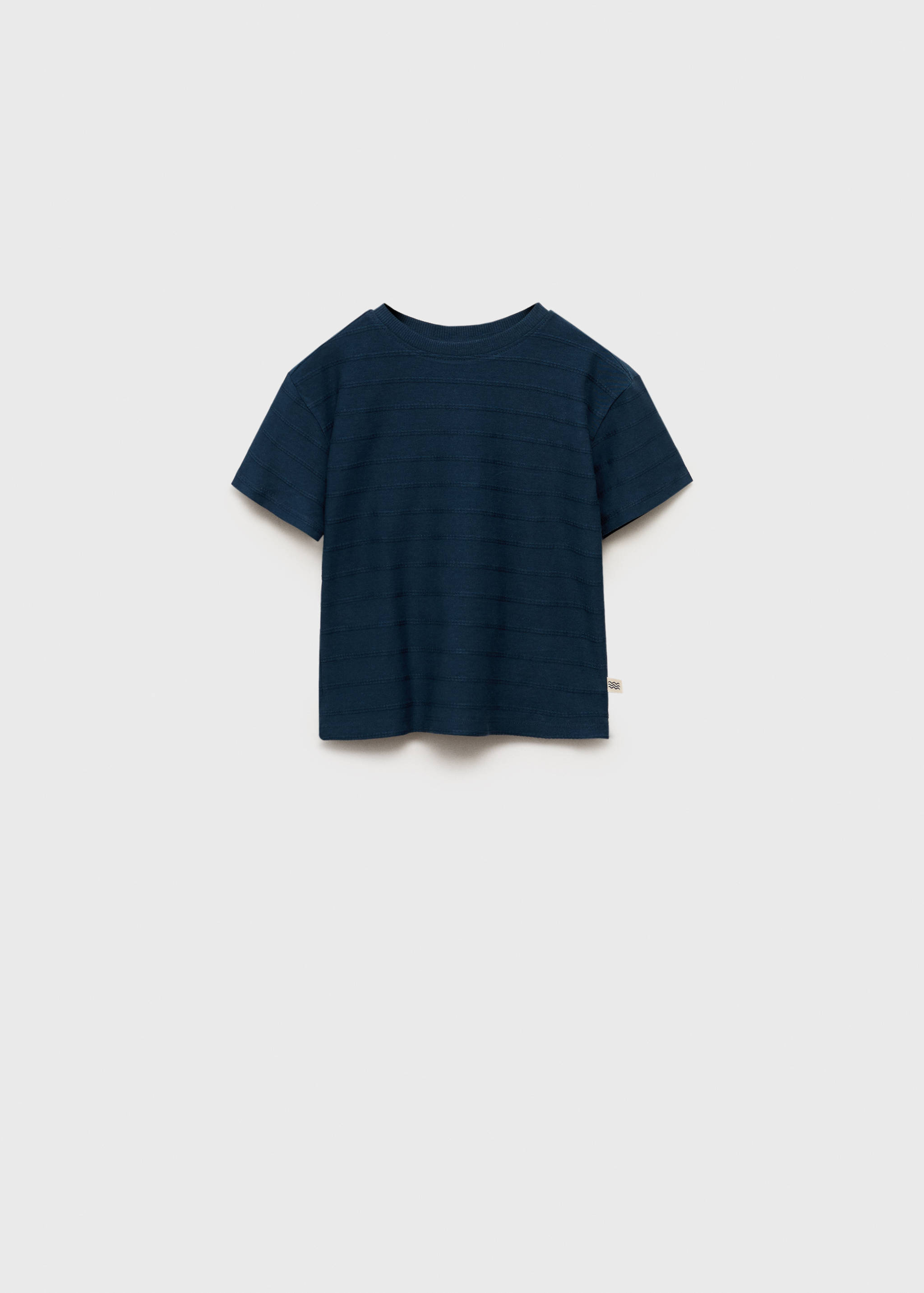 T-shirt algodão riscas relevo - Artigo sem modelo