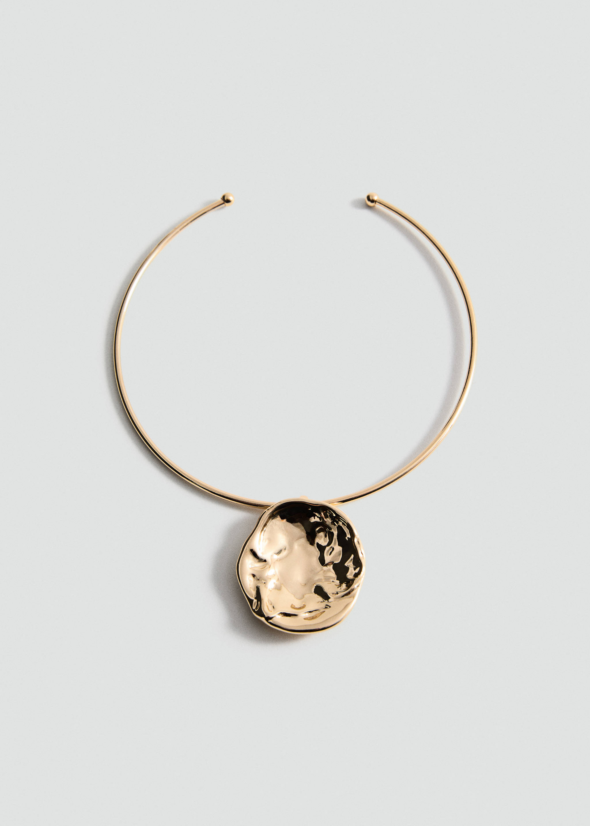 Rigid circular-design necklace - Article without model