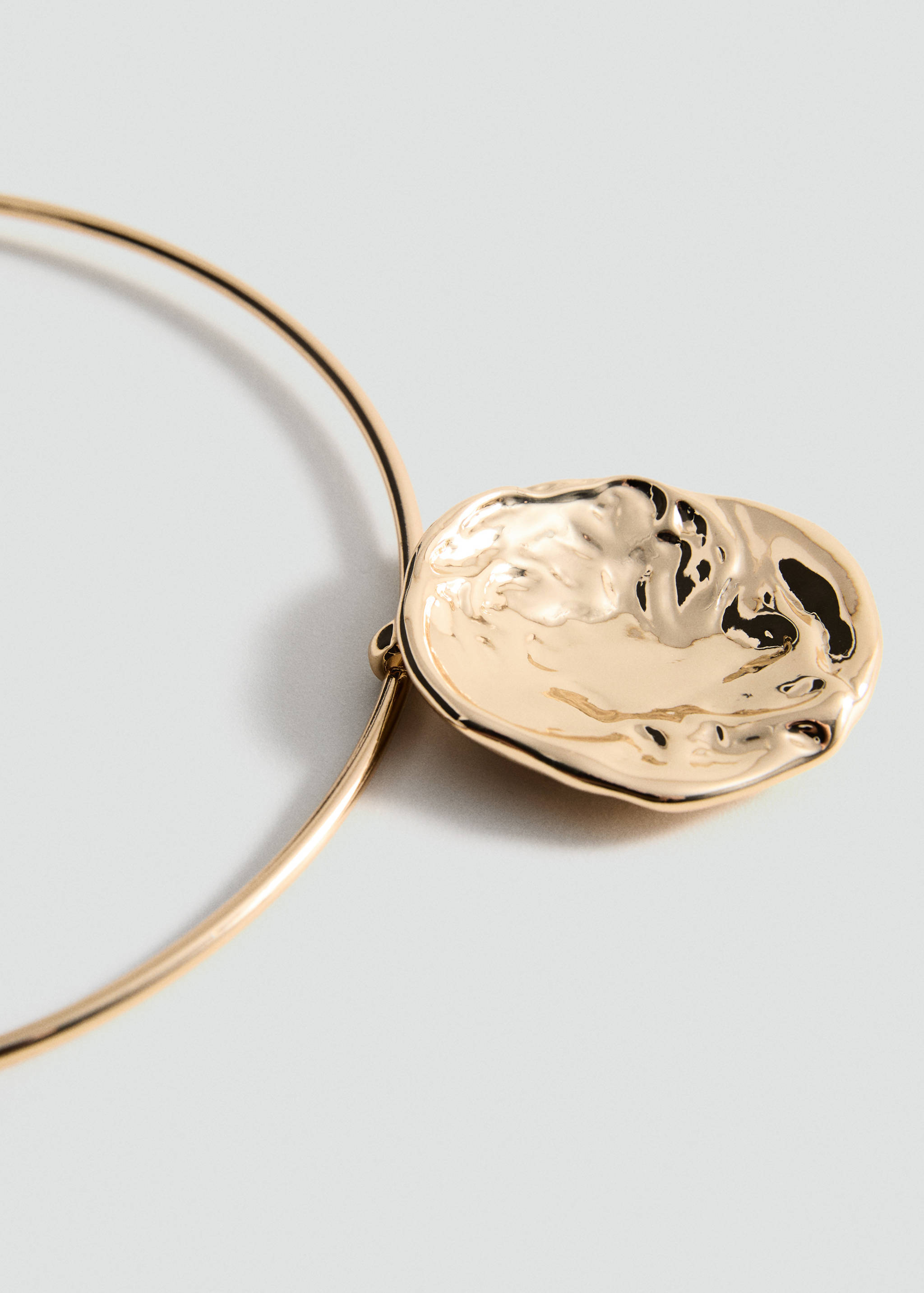 Rigid circular-design necklace - Details of the article 1