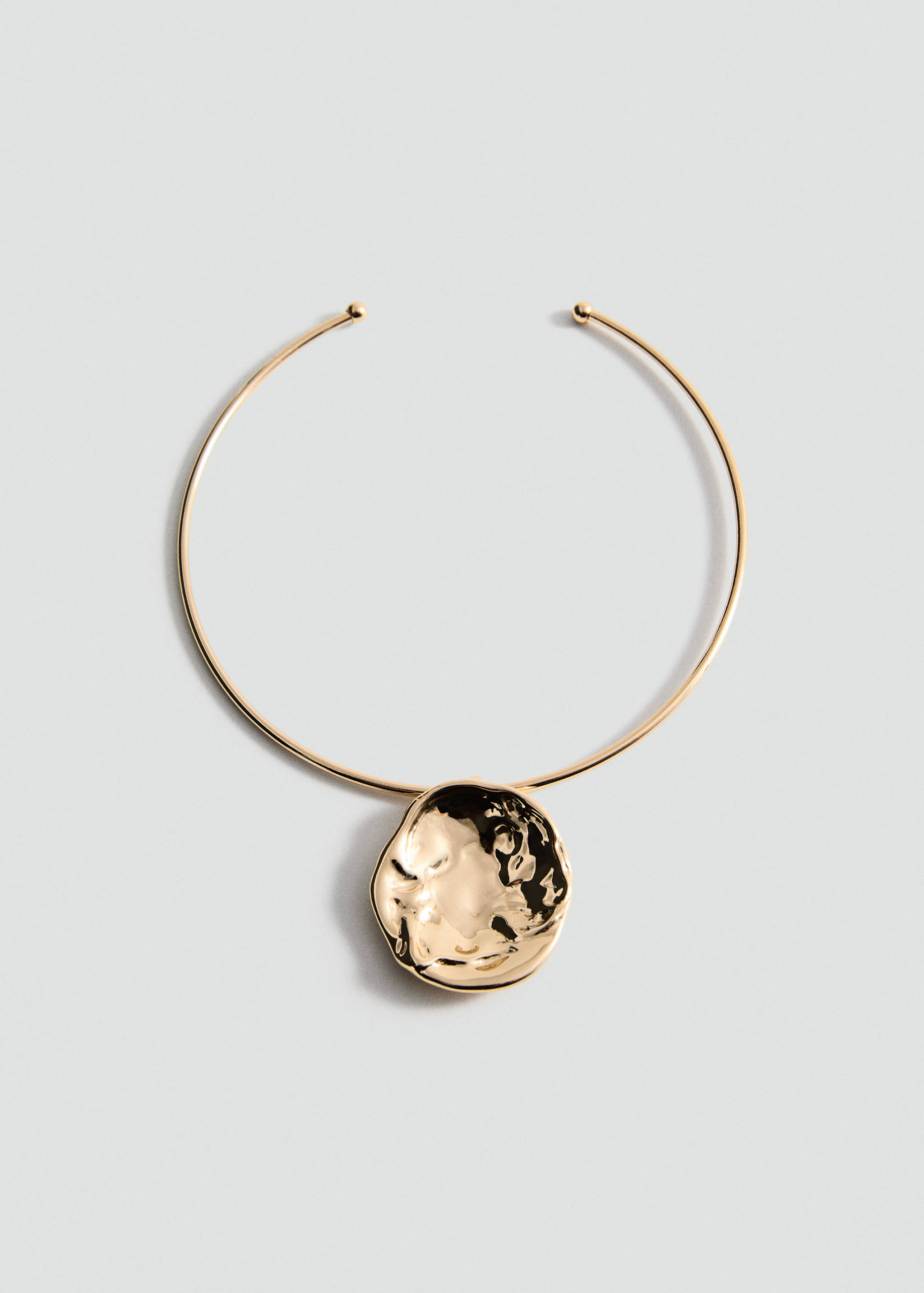 Rigid circular-design necklace - Article without model