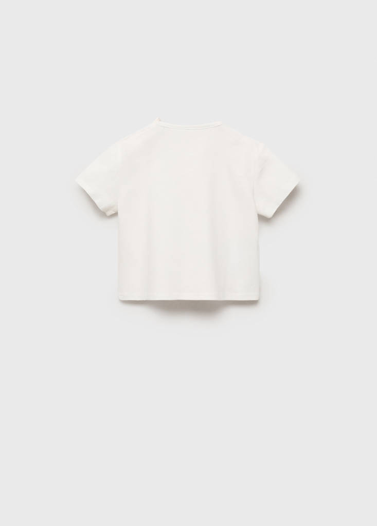 Embossed cotton t-shirt