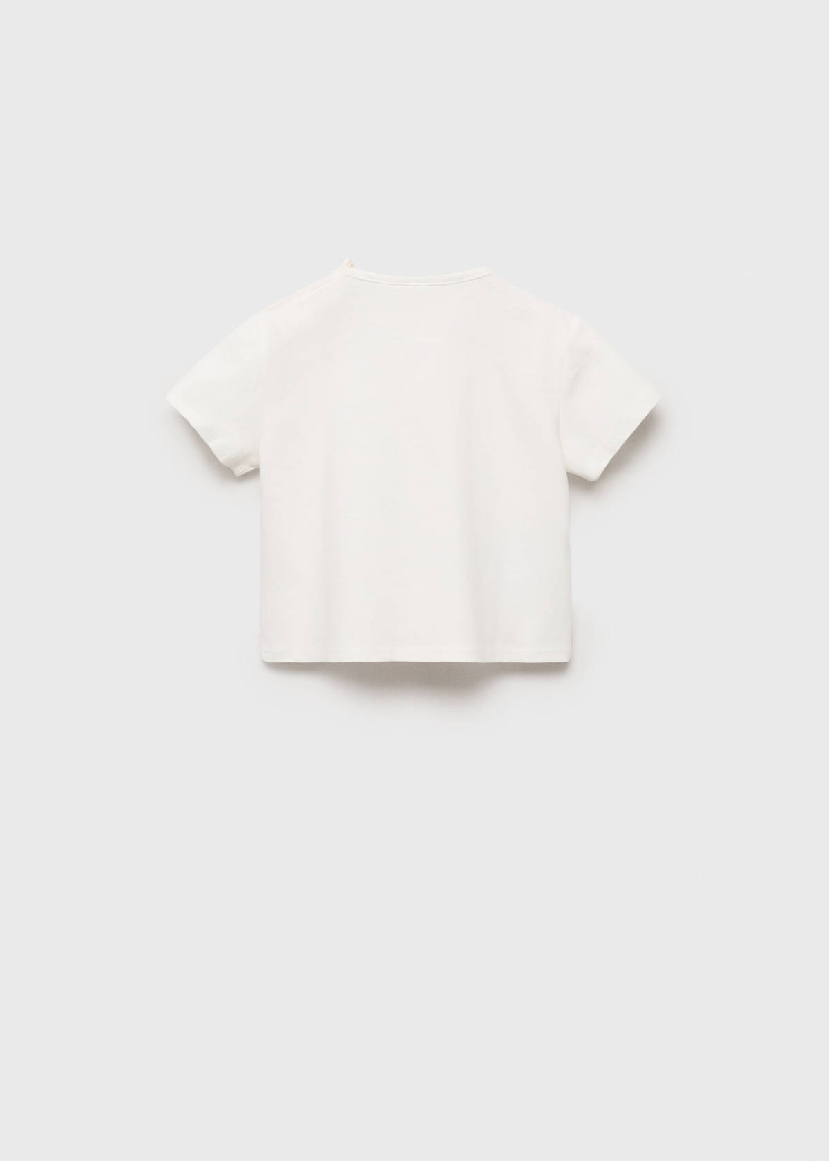 Embossed cotton t-shirt — Off White