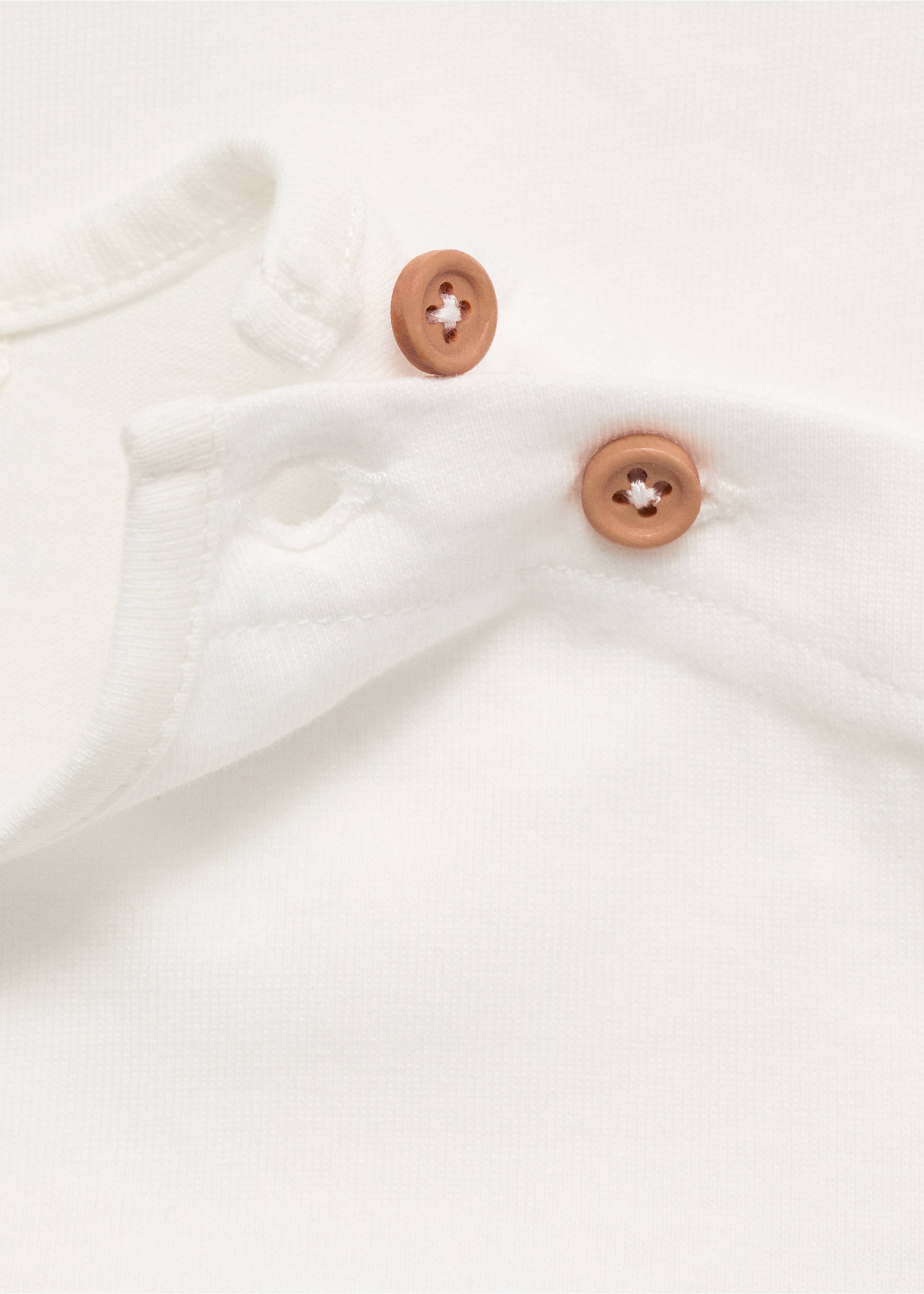 Embossed cotton t-shirt - Details of the article 0, Off White. Ref: 87025972-00.